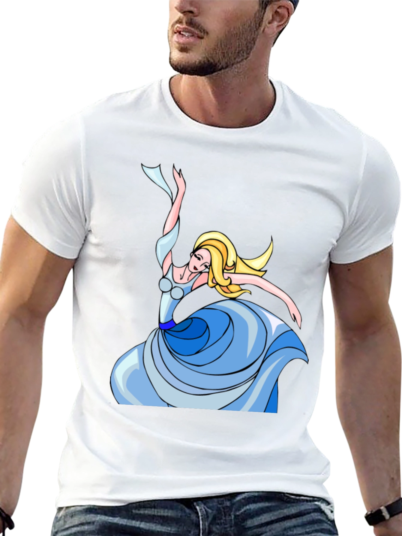 Dancing Queen Graphic Tee - Black Cotton Shirt