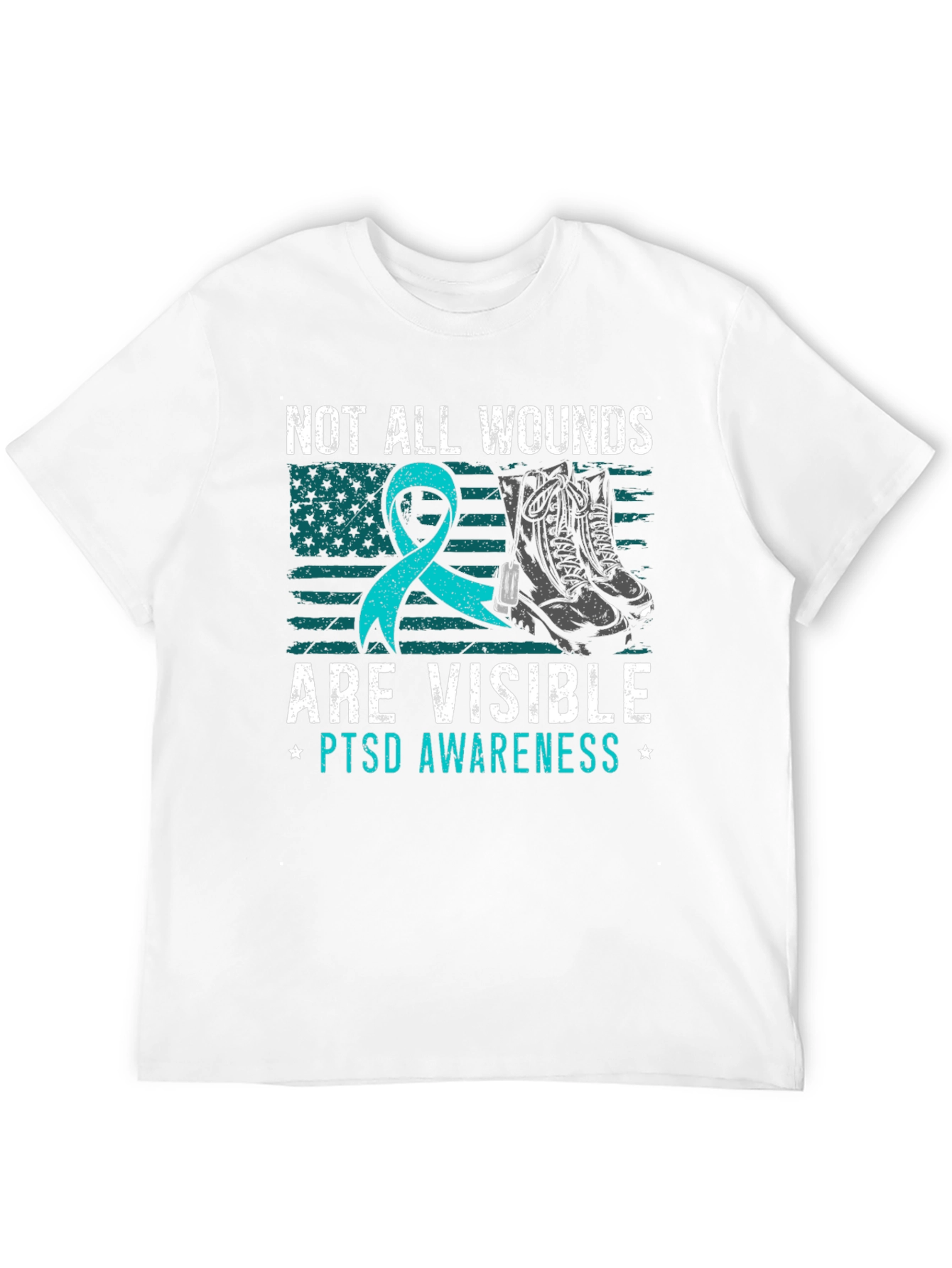 PTSD Awareness T-Shirt: Not All Wounds Are Visible