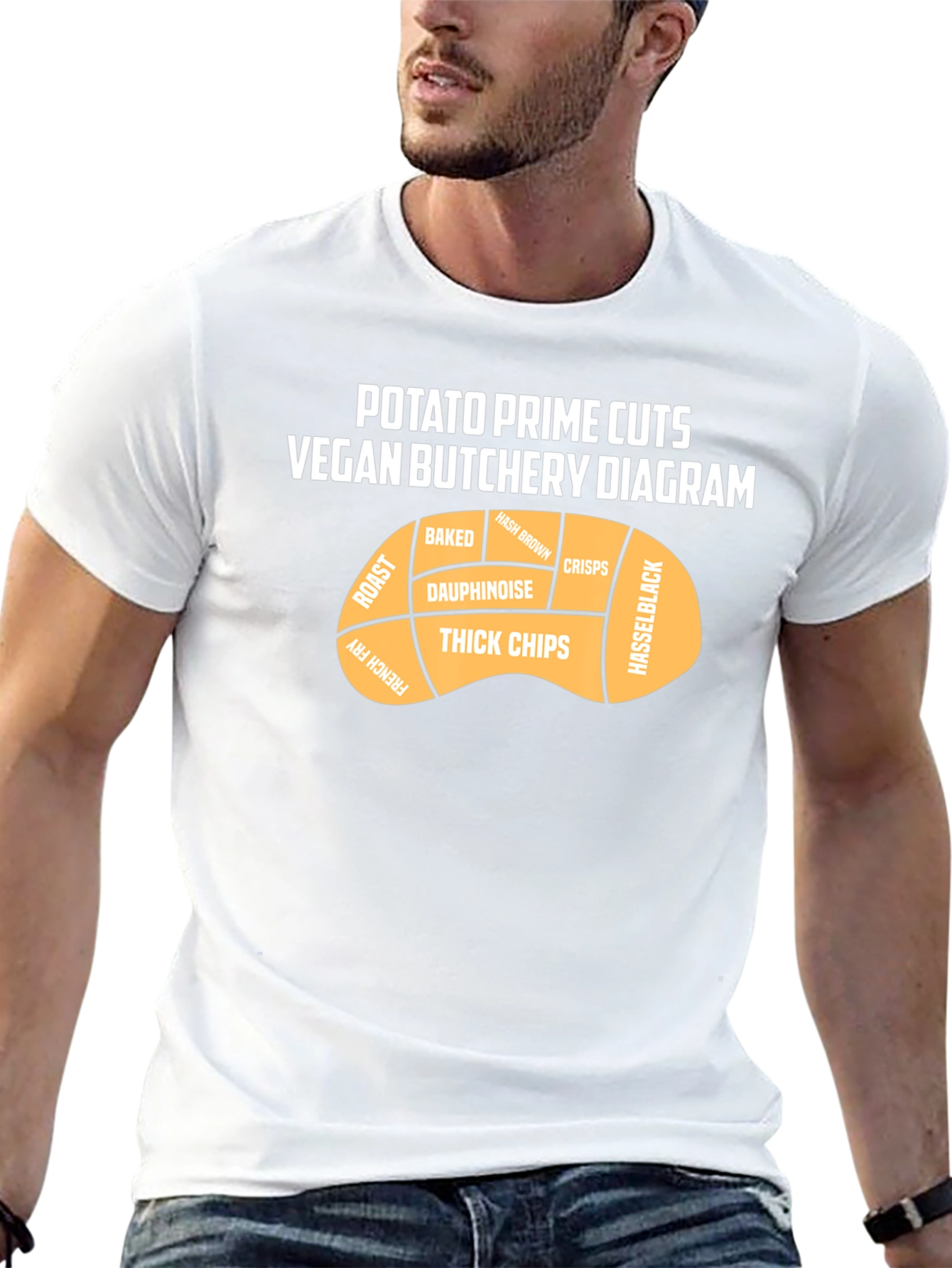 Potato Prime Cuts Vegan Butcher T-Shirt
