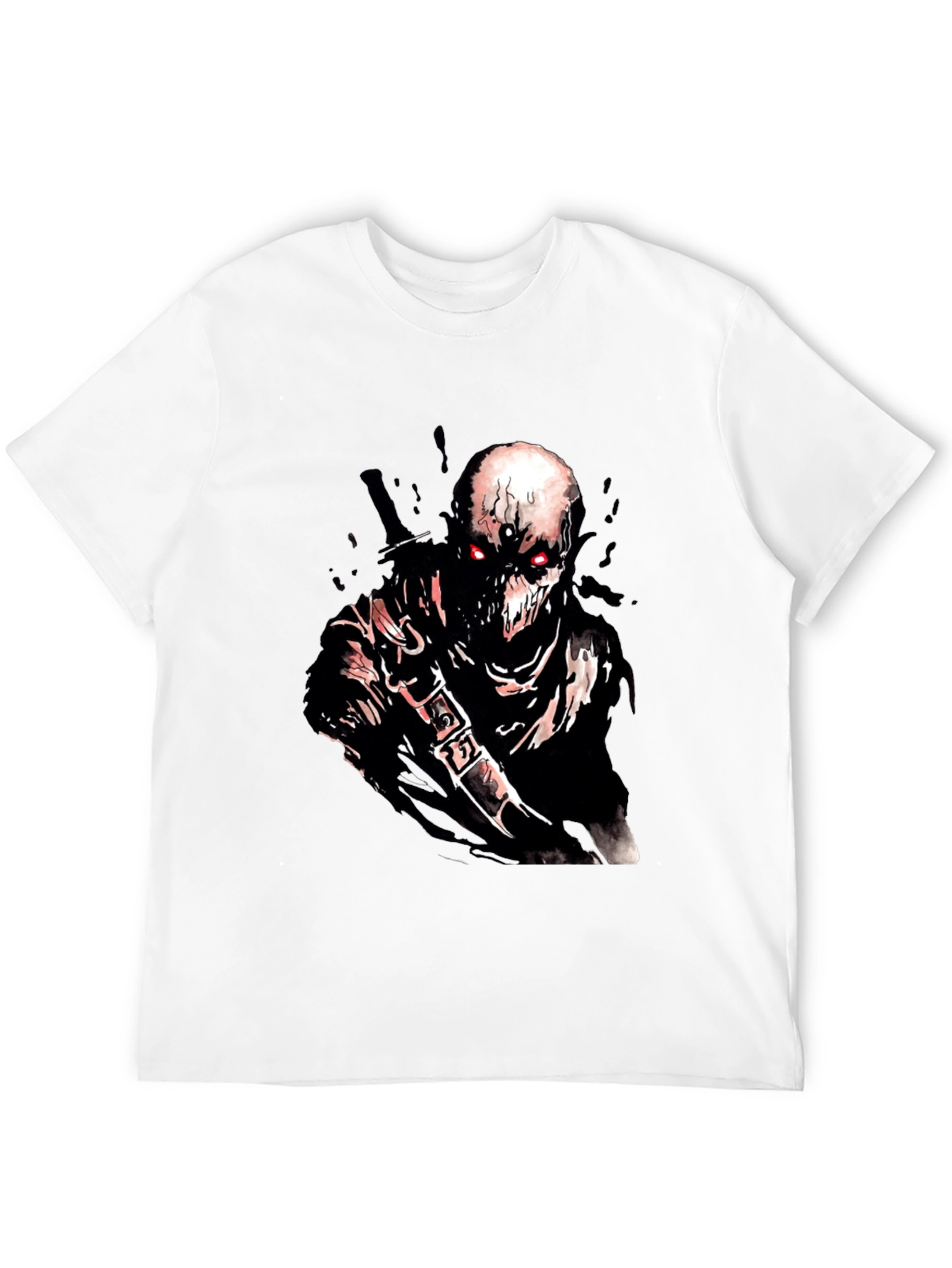 Undead Warrior Graphic T-Shirt - Dark Fantasy Apparel