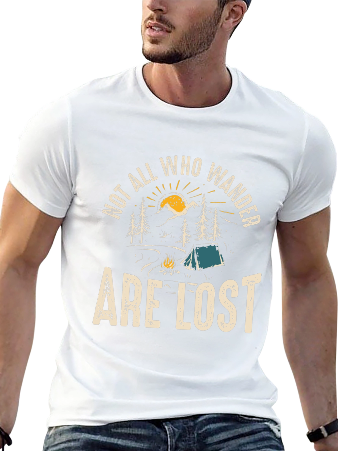 Wanderlust Graphic Tee - Not All Who Wander