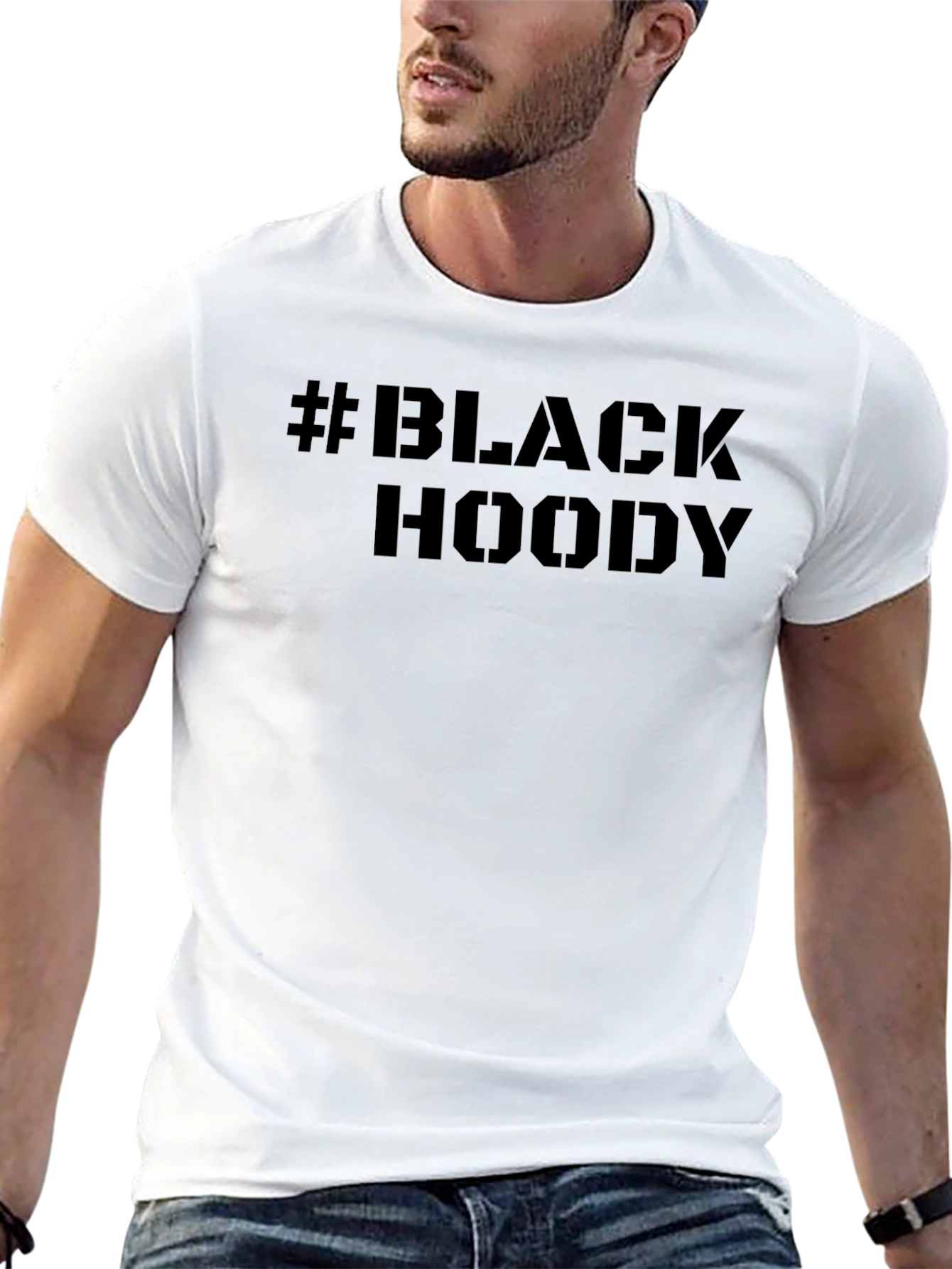 Black Hoody T-Shirt