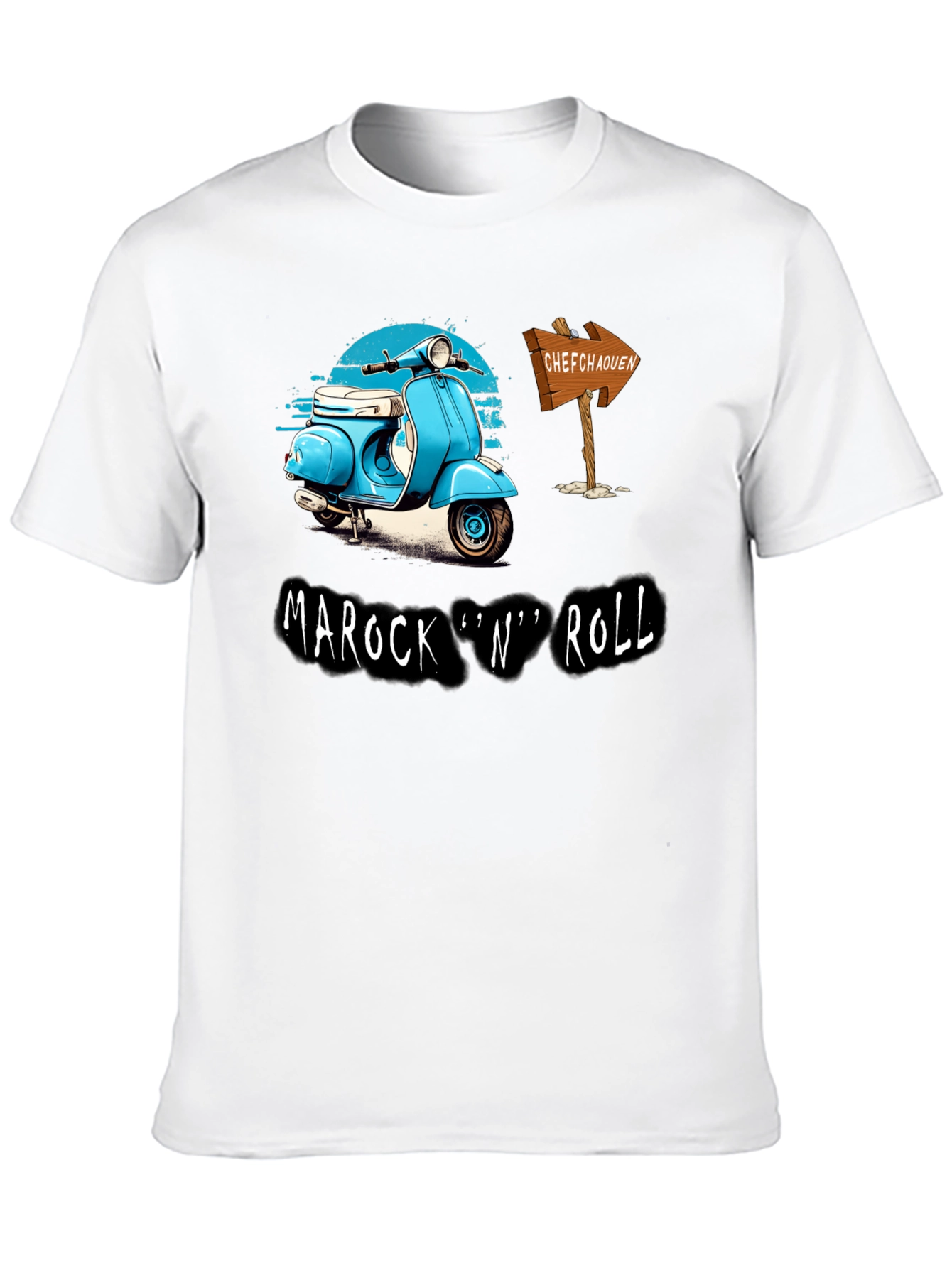 Marock n Roll T-Shirt - Scooter Design