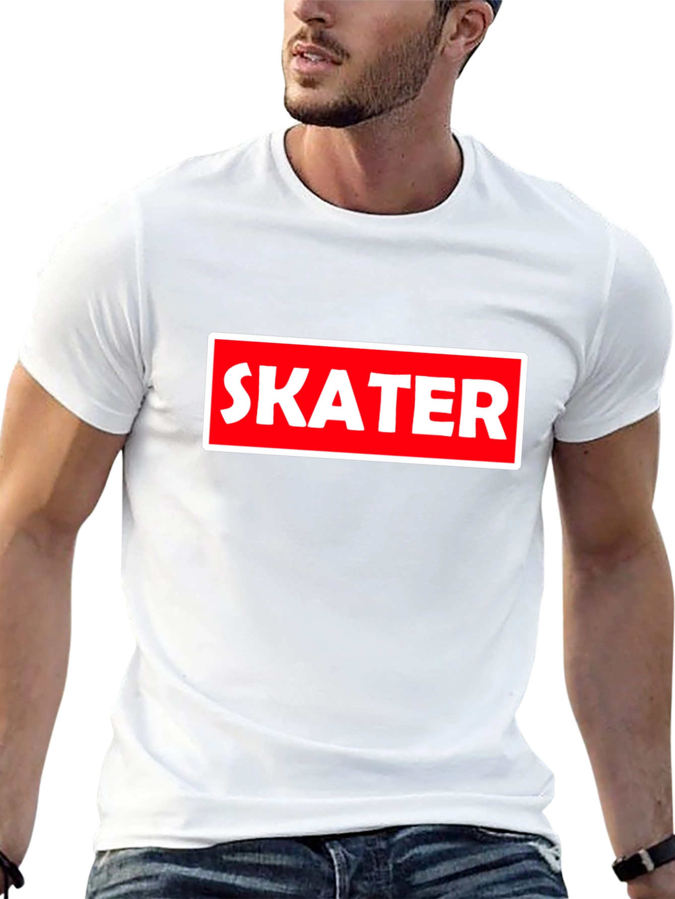 Skater Graphic T-Shirt - Black