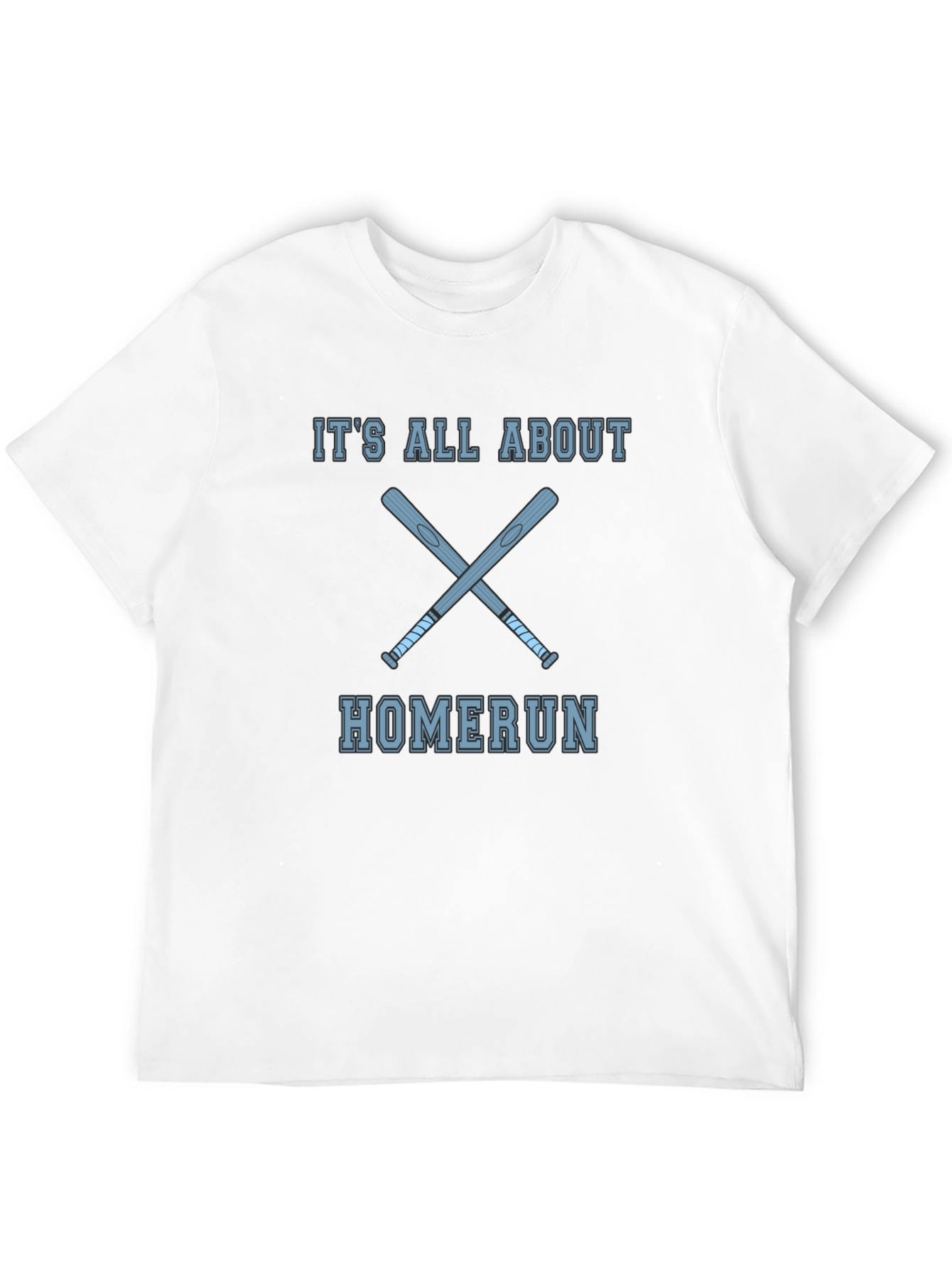 Homerun Baseball T-Shirt - Black Cotton Tee