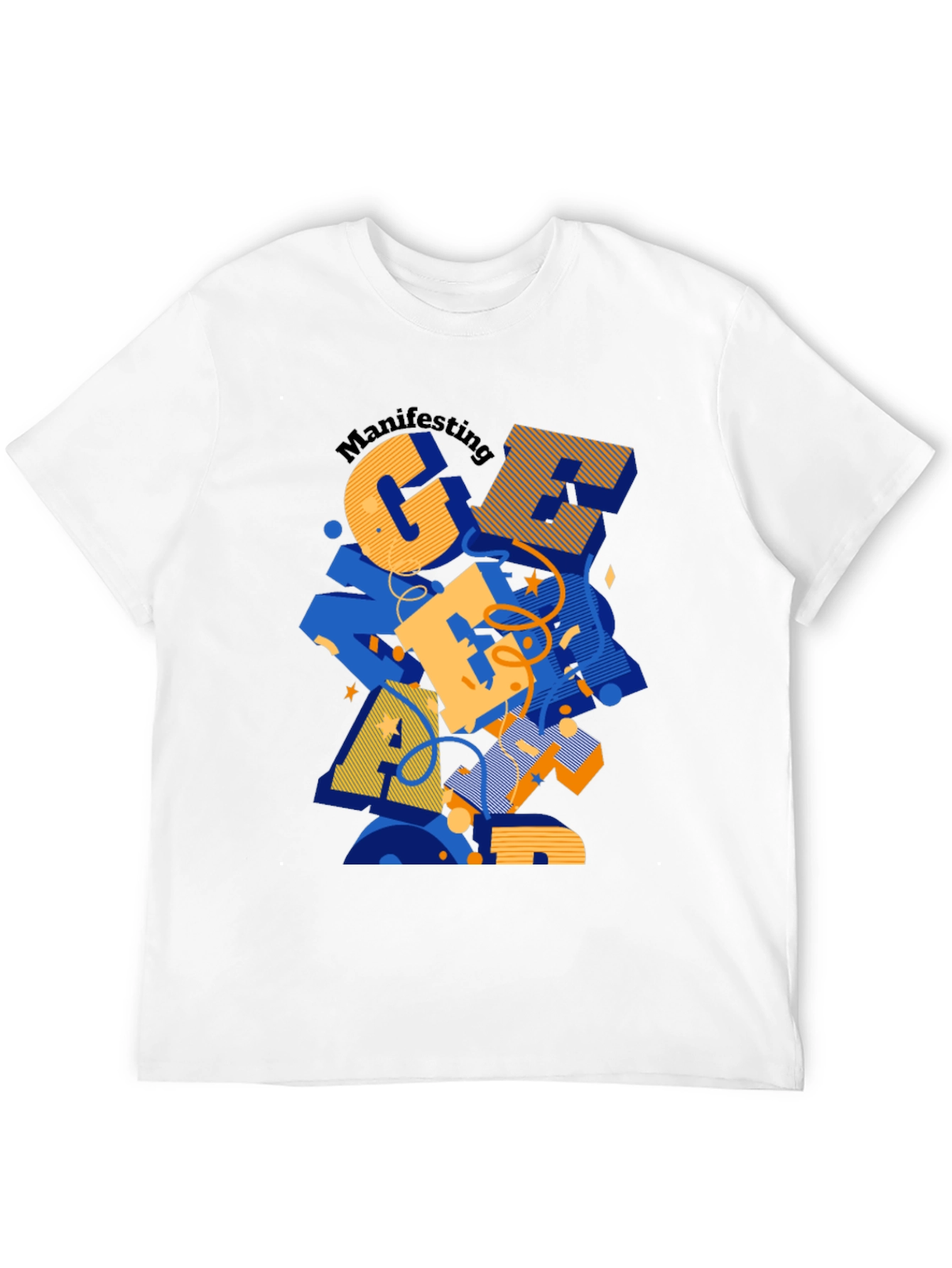 Manifesting Great Apparel Black Graphic Tee