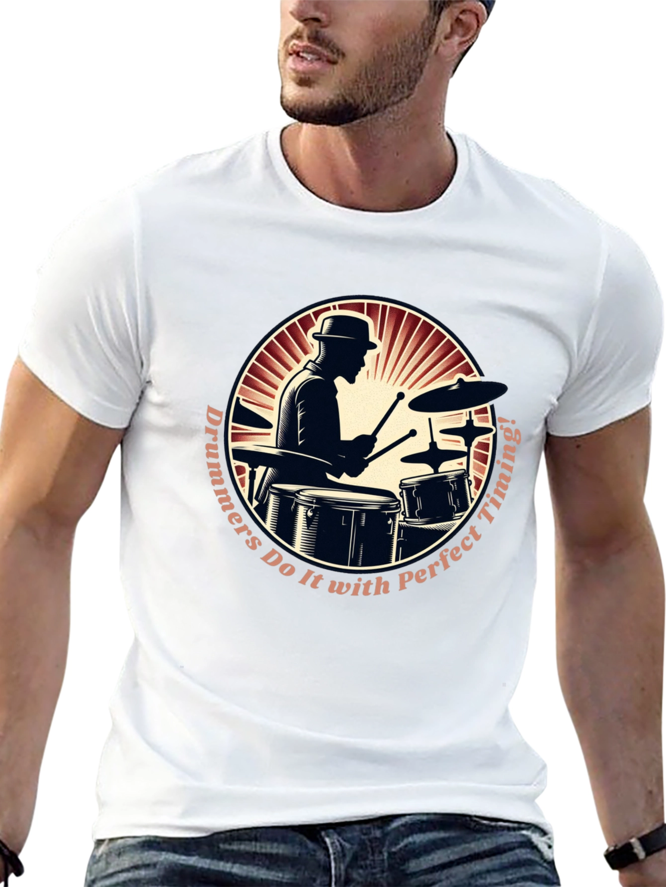 Drummers Perfect Timing T-Shirt