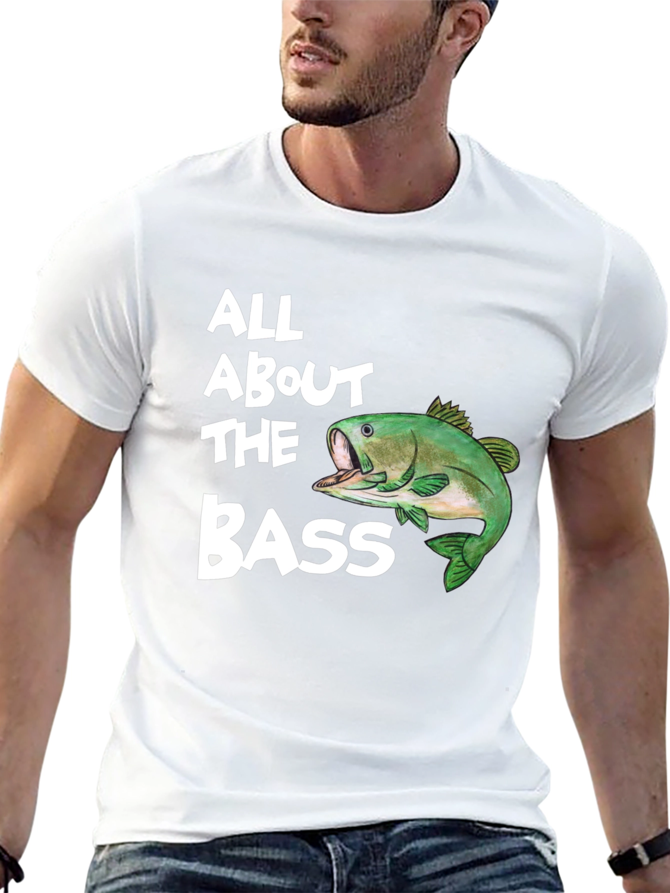All About the Bass T-Shirt - Fishing Tee