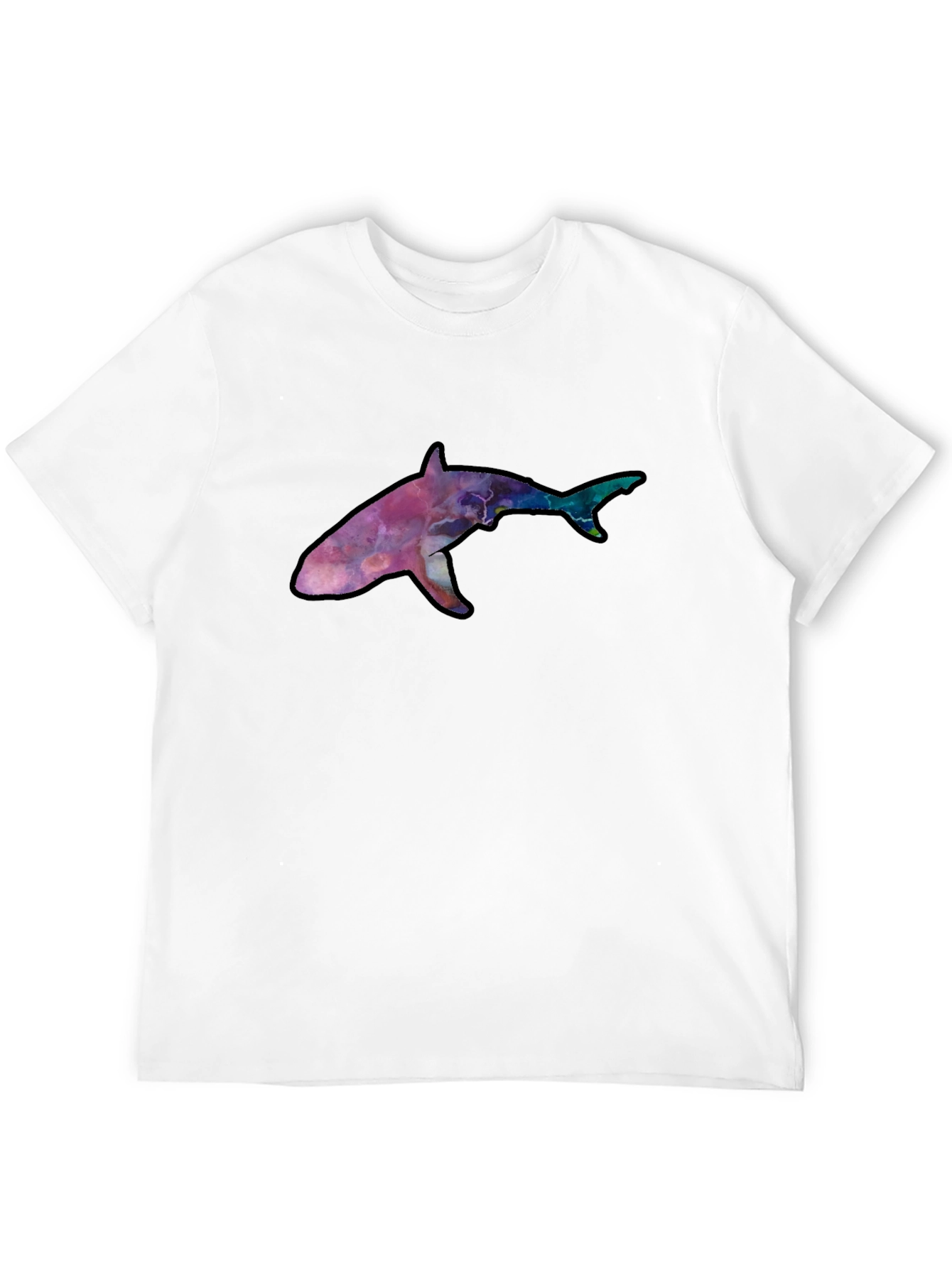 Shark Galaxy T-Shirt - Cosmic Ocean Tee