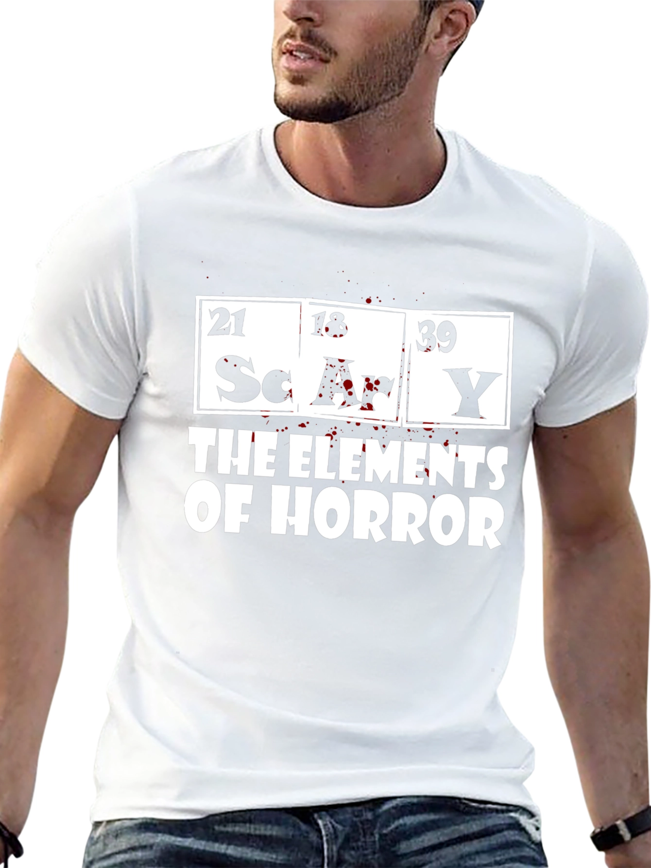 Scary Elements of Horror Graphic T-Shirt