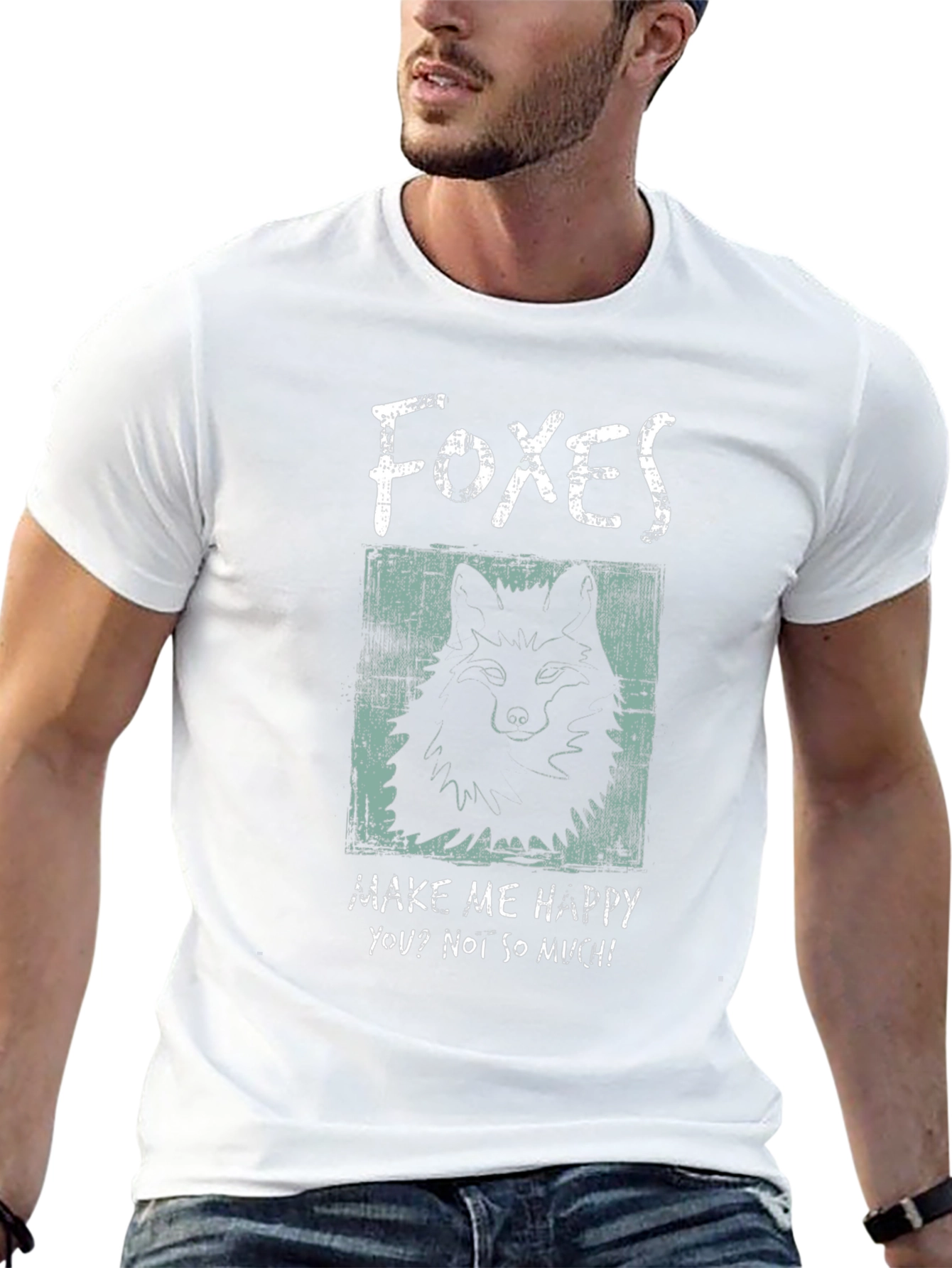 Foxes Graphic T-Shirt - Make Me Happy