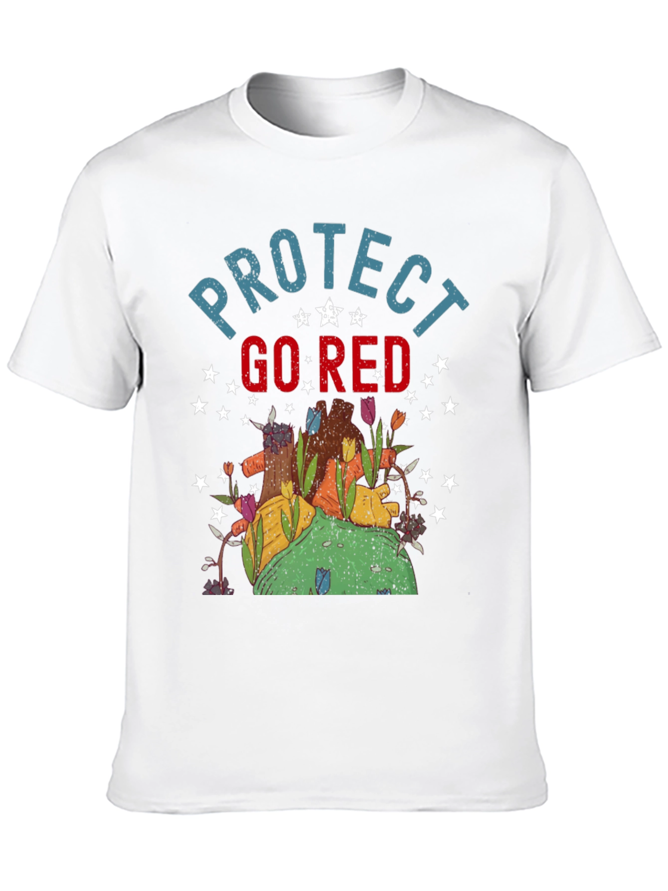 Protect Go Red Graphic Tee