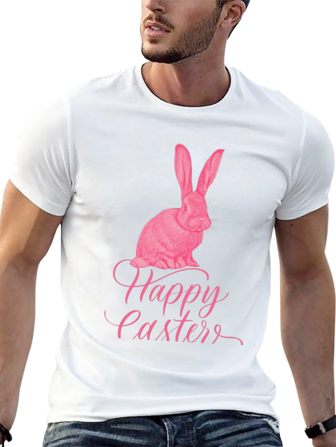 Happy Easter Bunny Graphic T-Shirt