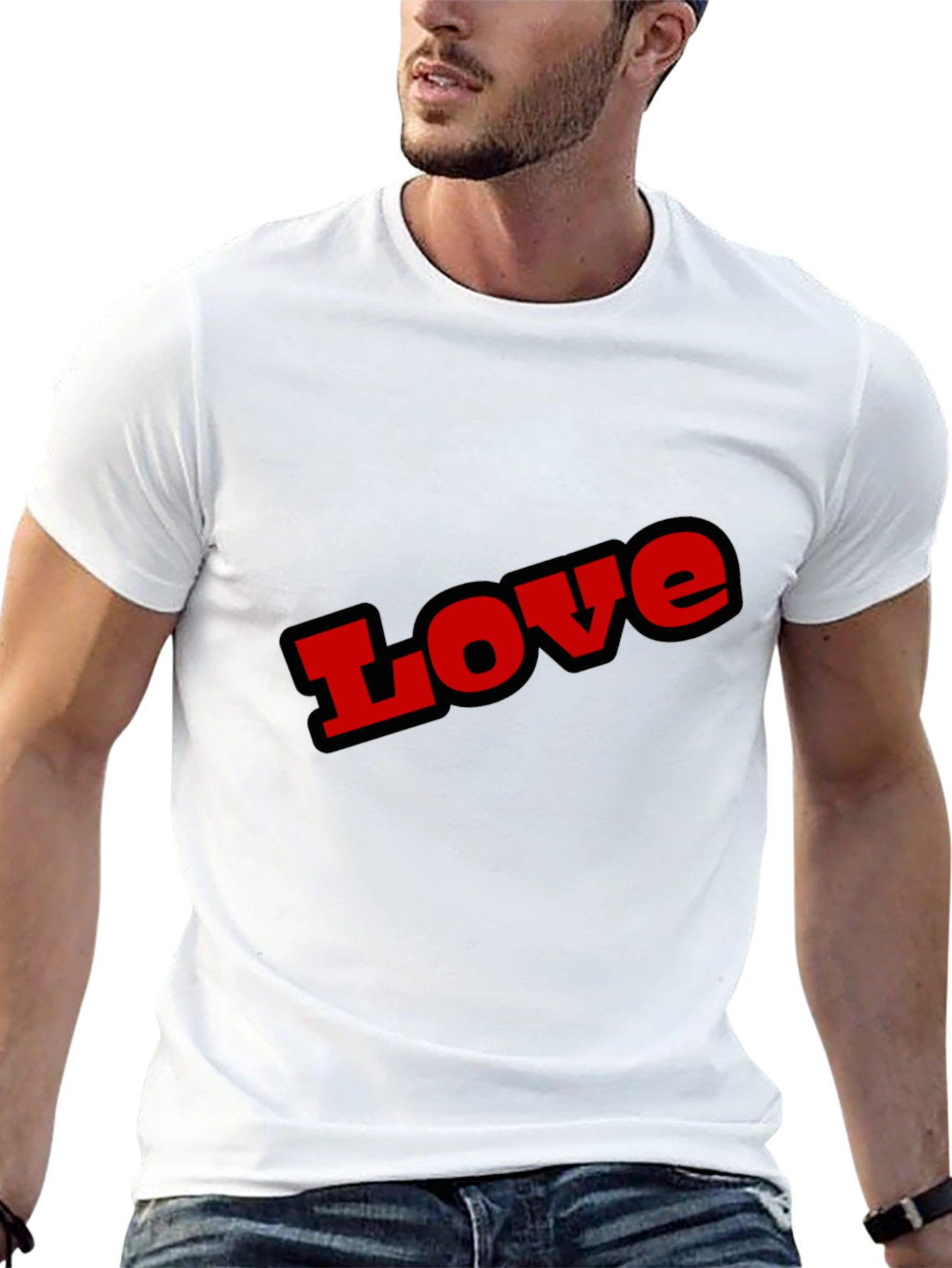 Love Graphic Black T-Shirt