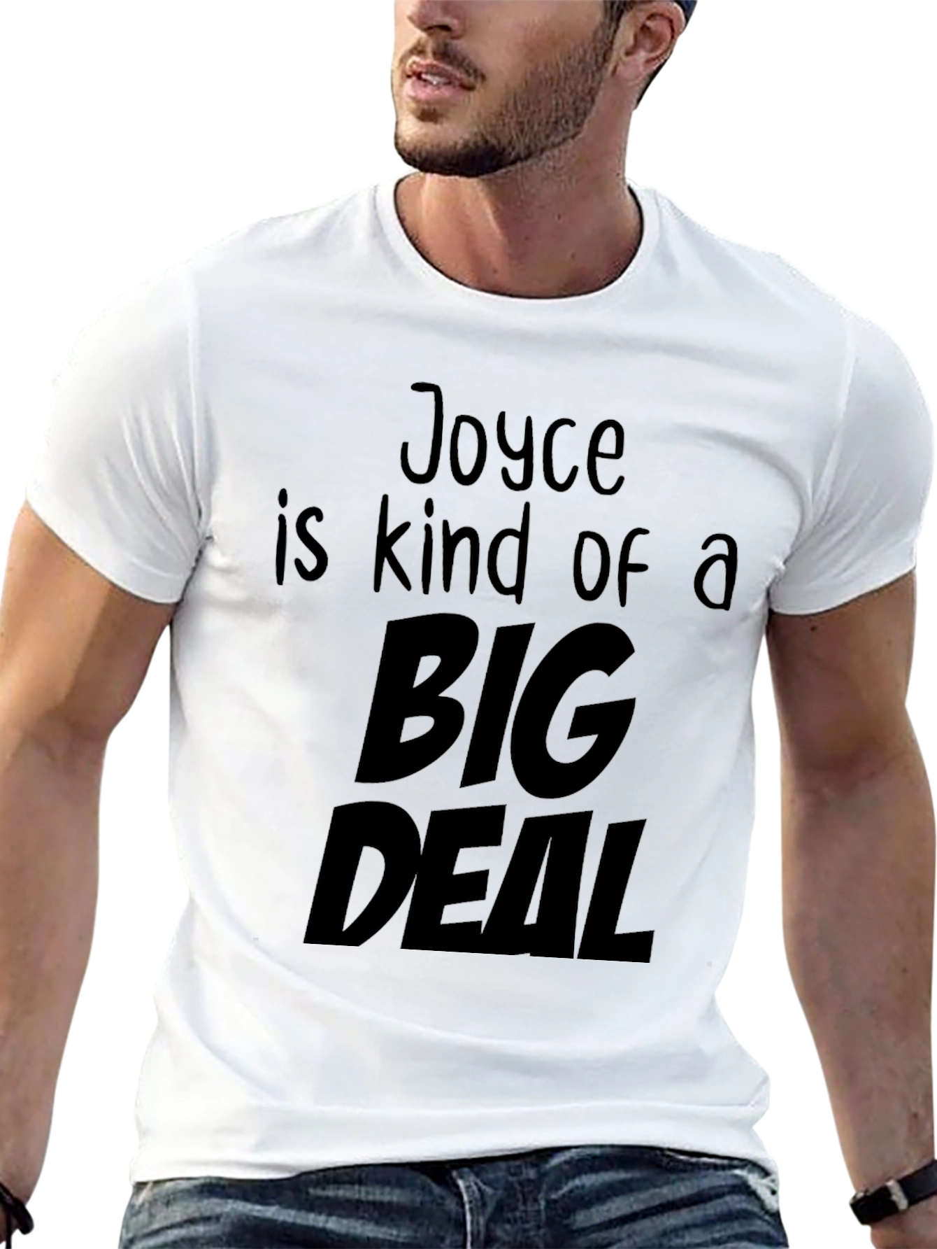 Joyce is a Big Deal Graphic Tee - Black