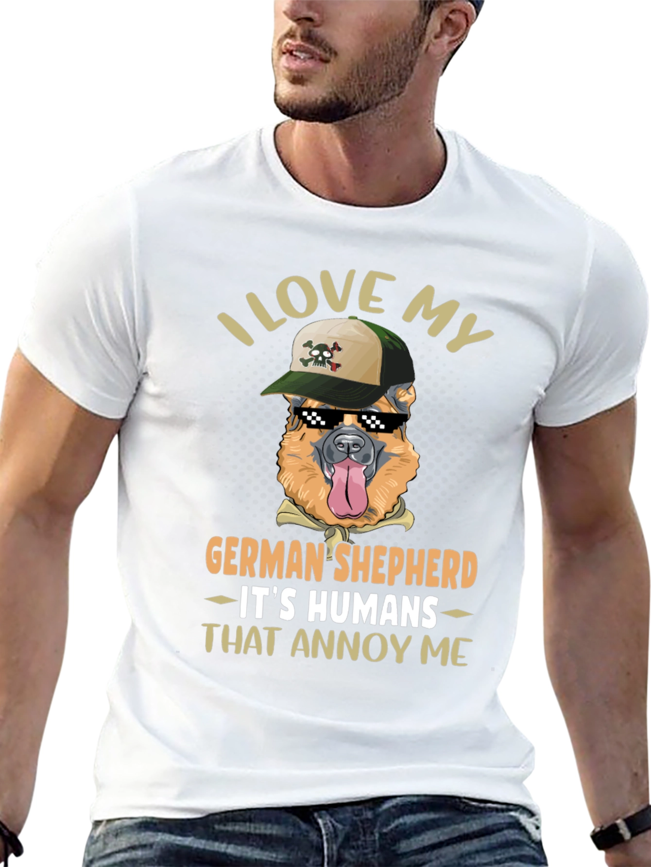 I Love My German Shepherd T-Shirt