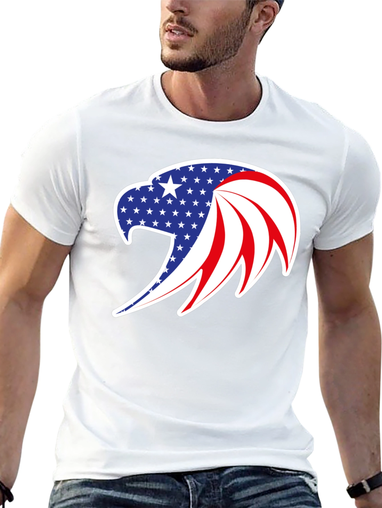 Patriotic American Eagle T-Shirt