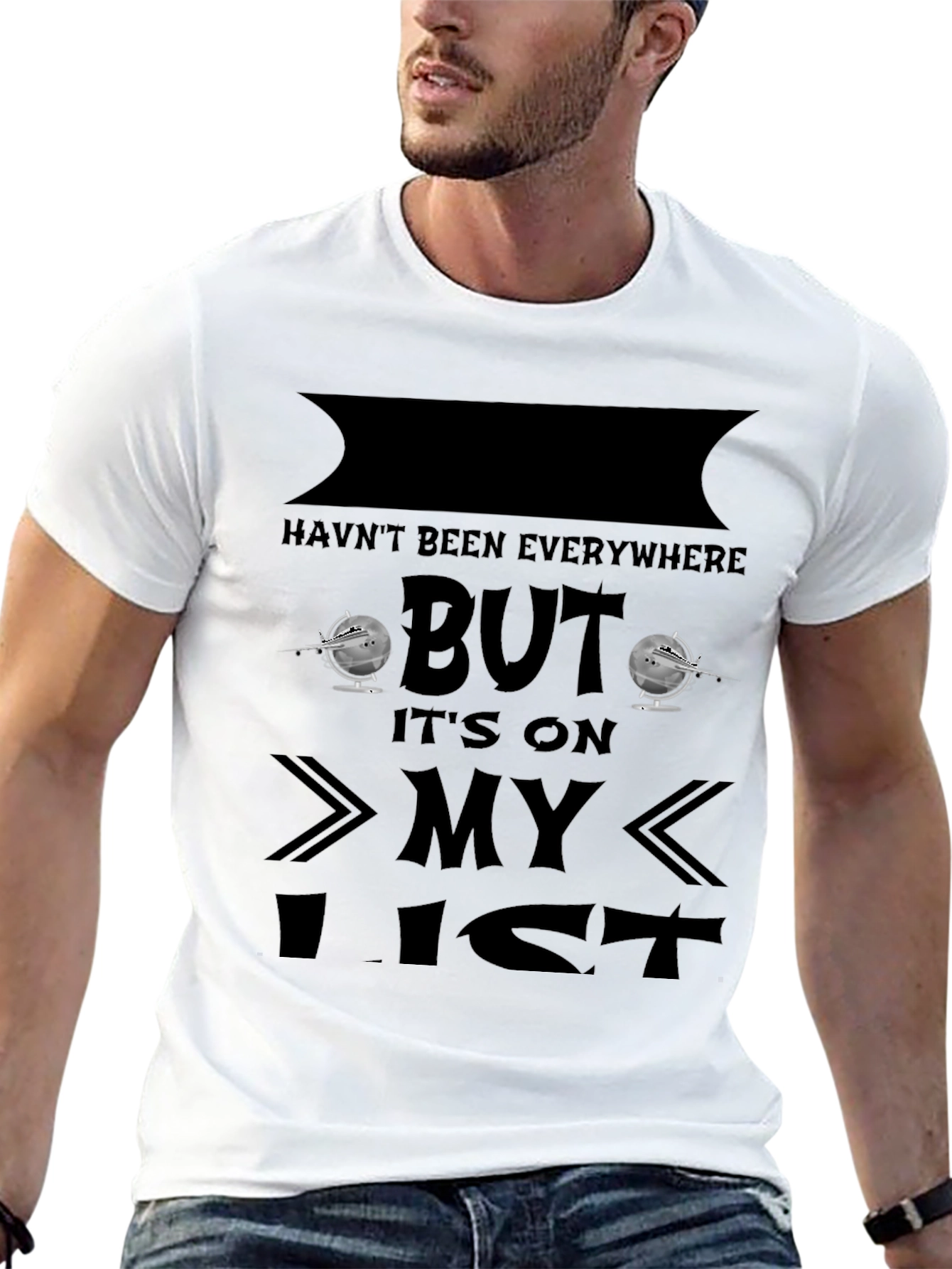 Travelers Bucket List Graphic Tee