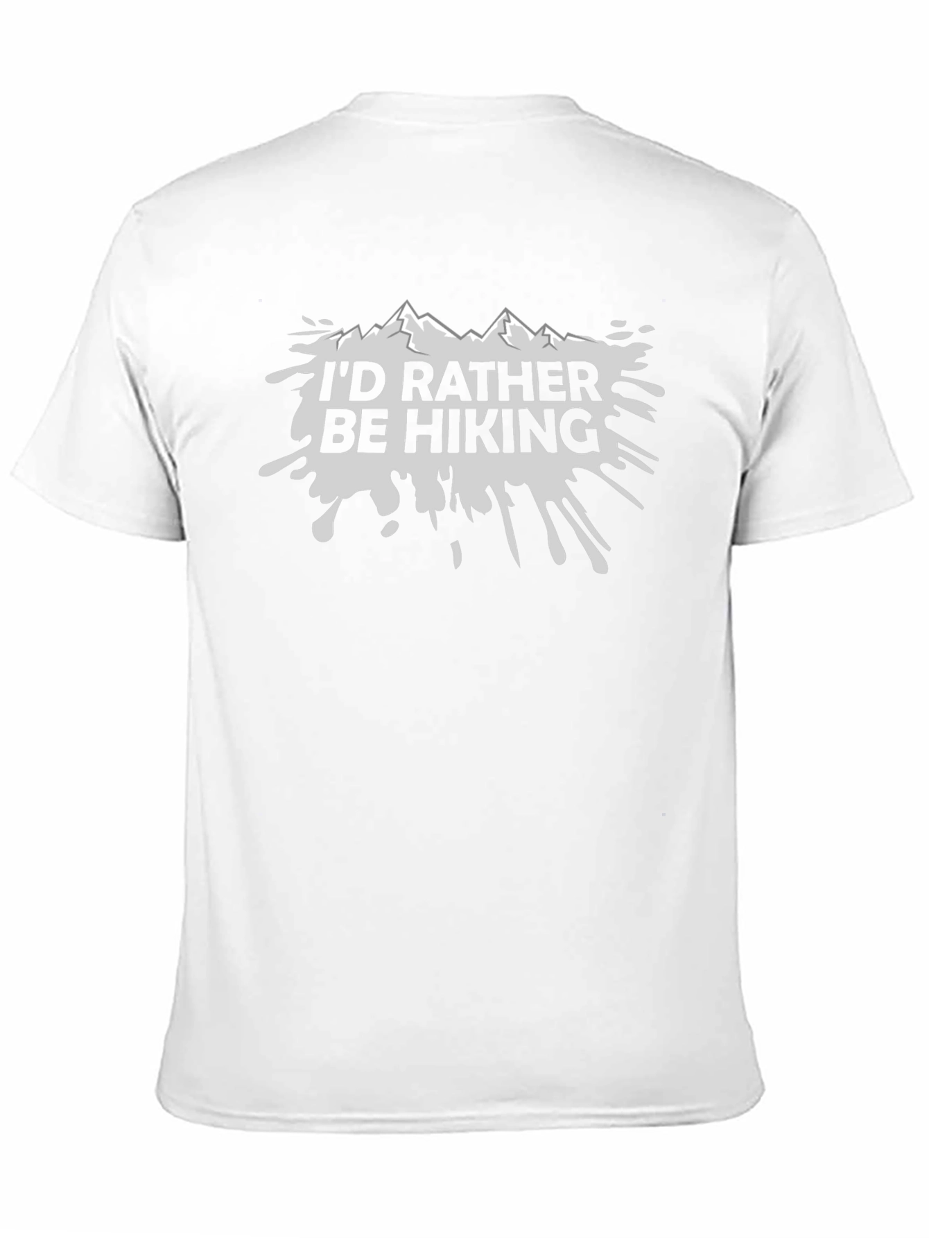 Hiking Graphic Tee - Id Rather Be Hiking T-Shirt