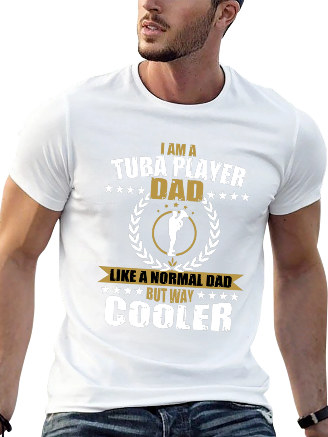 Tuba Player Dad T-Shirt - Cool Dad Gift