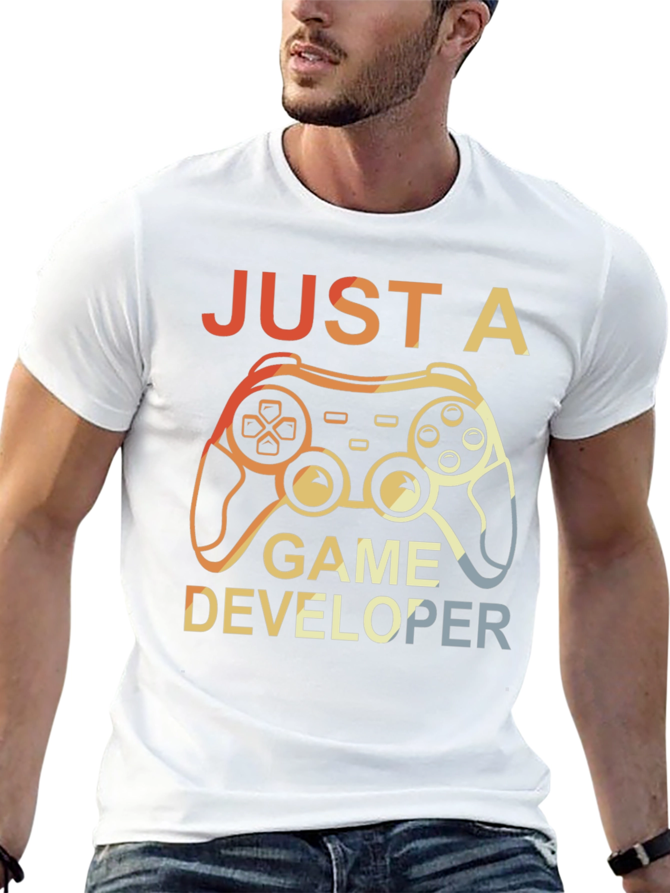Just a Game Developer T-Shirt - Gamer Gift