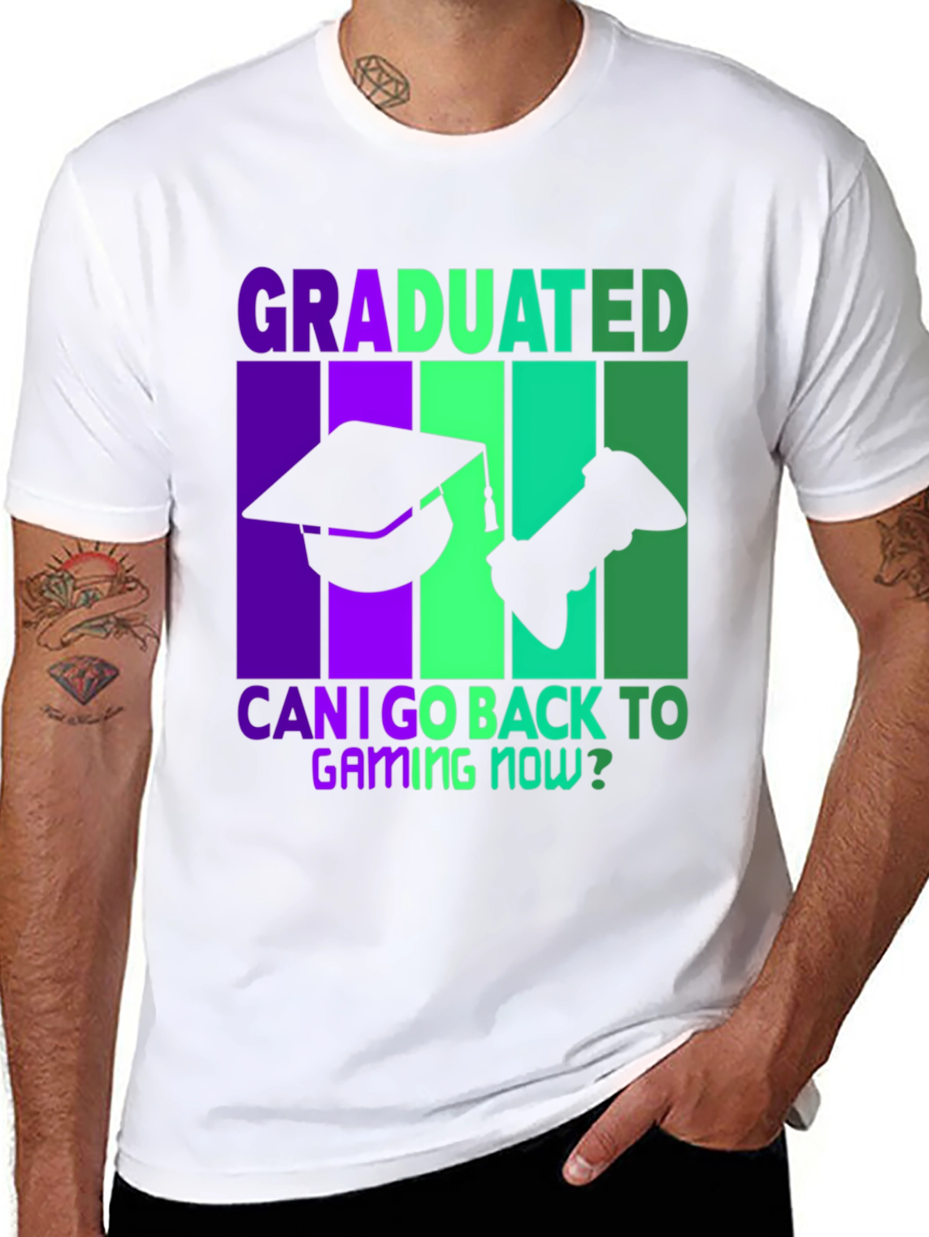Graduated Can I Game Now? T-Shirt