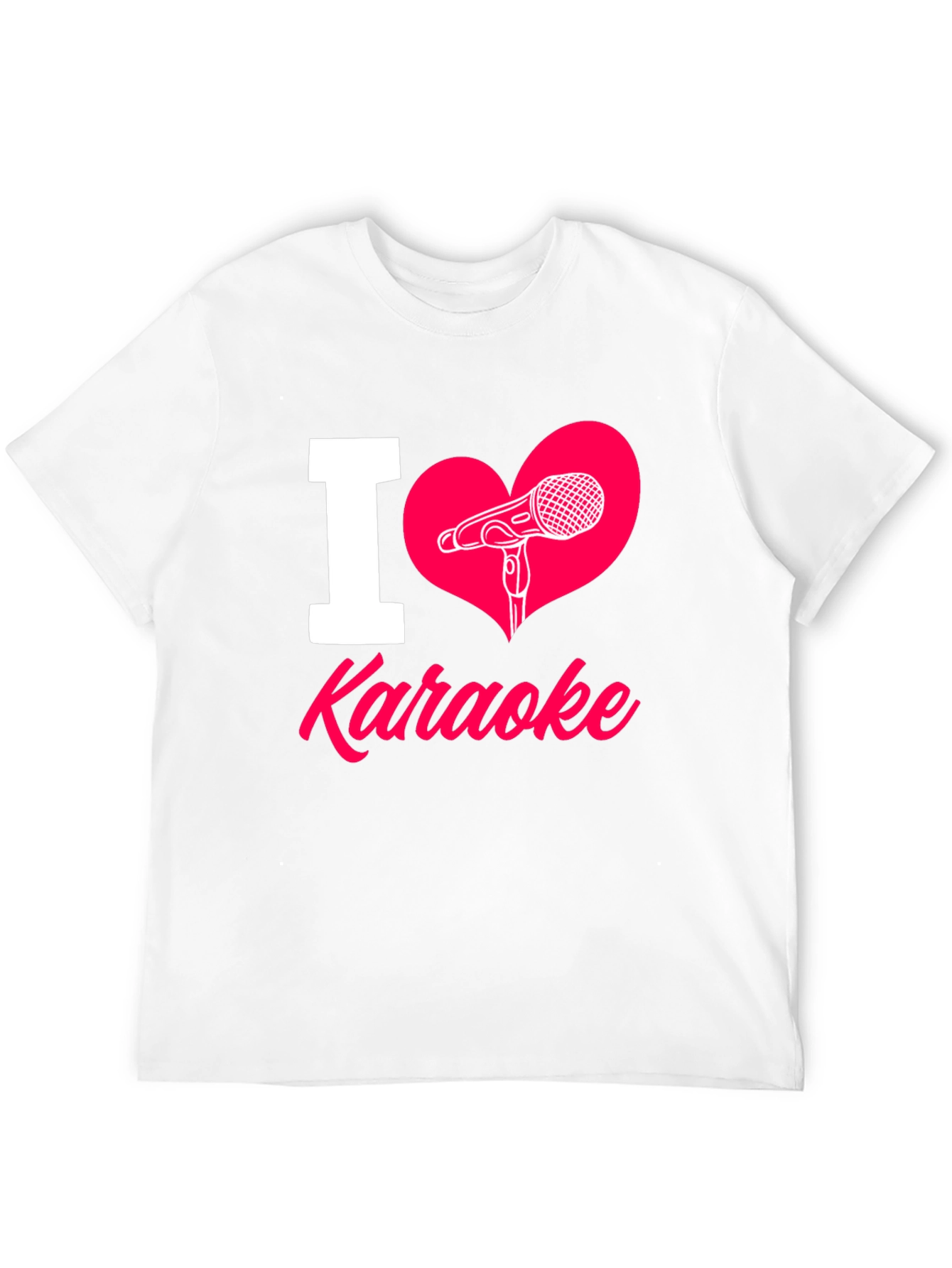 I Love Karaoke T-Shirt - Music Lover Tee