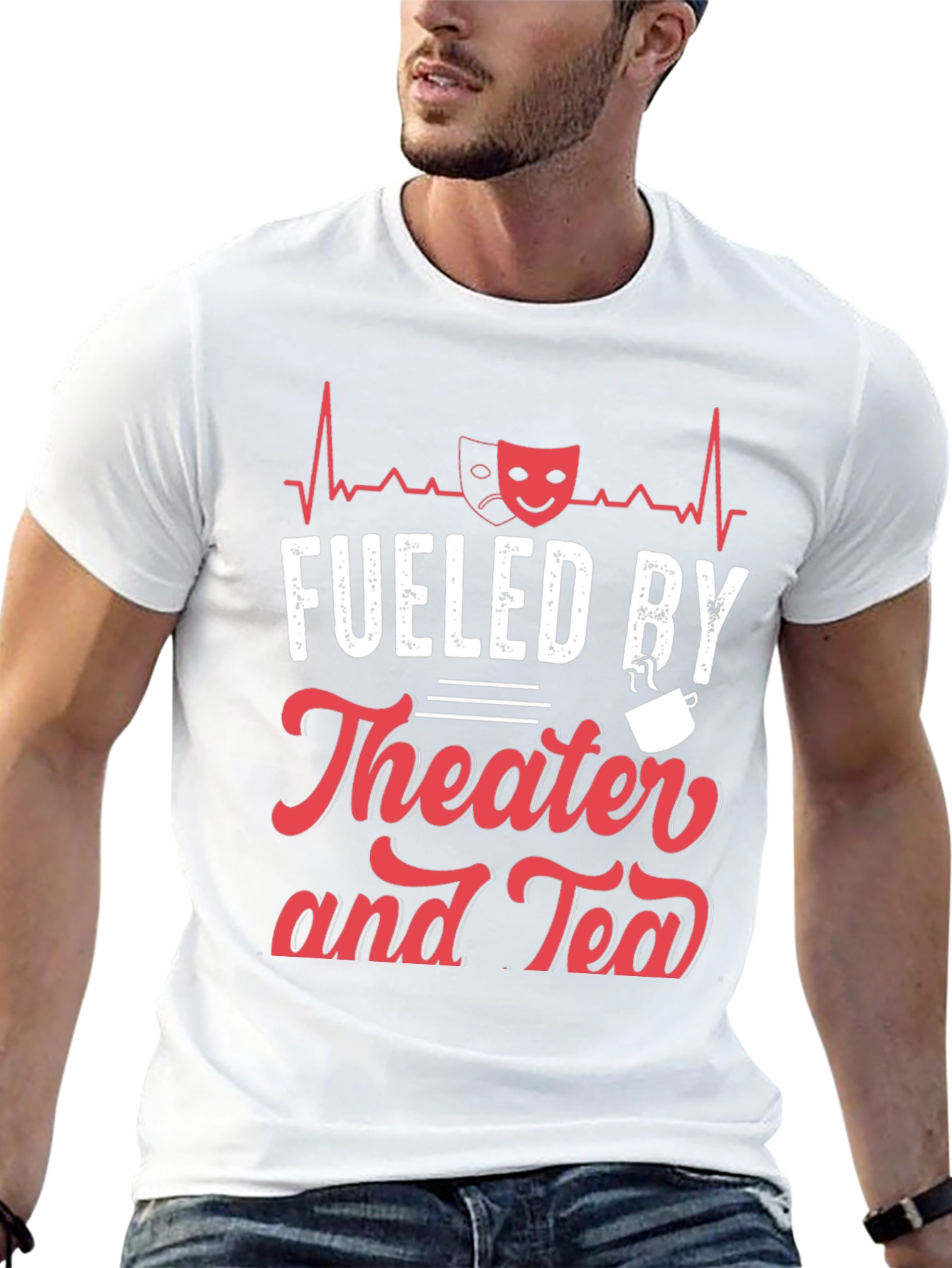 Fueled By Theater and Tea Graphic T-Shirt
