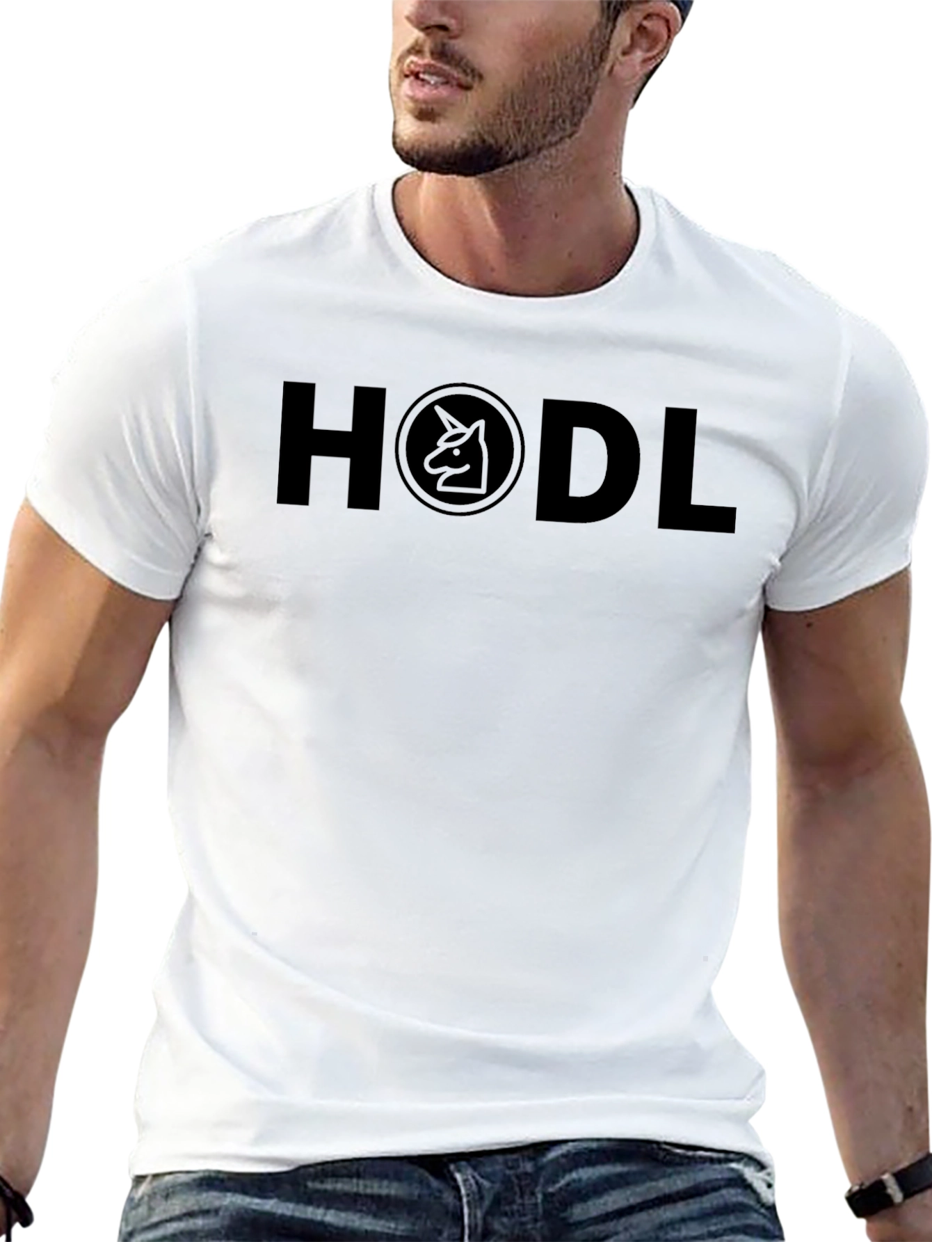 HODL Crypto T-Shirt - Unisex Black Tee
