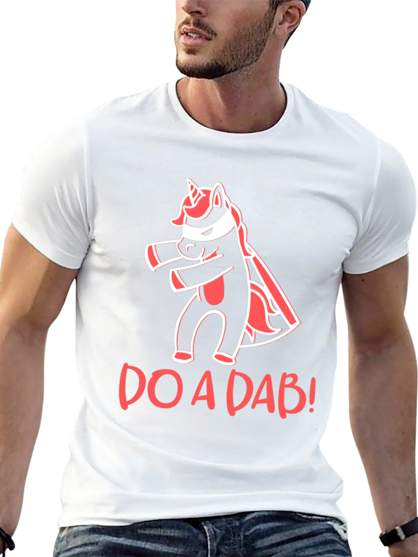 Dabbing Unicorn Graphic Tee