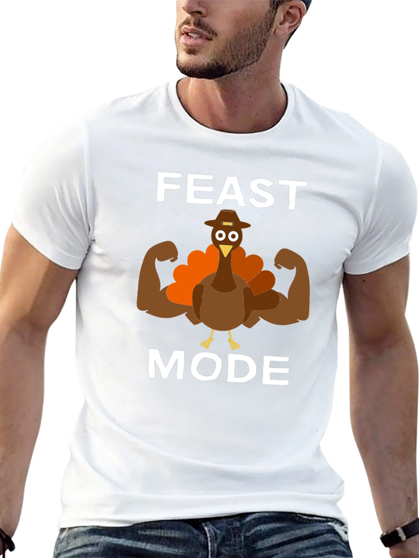 Feast Mode Thanksgiving Turkey Graphic Tee