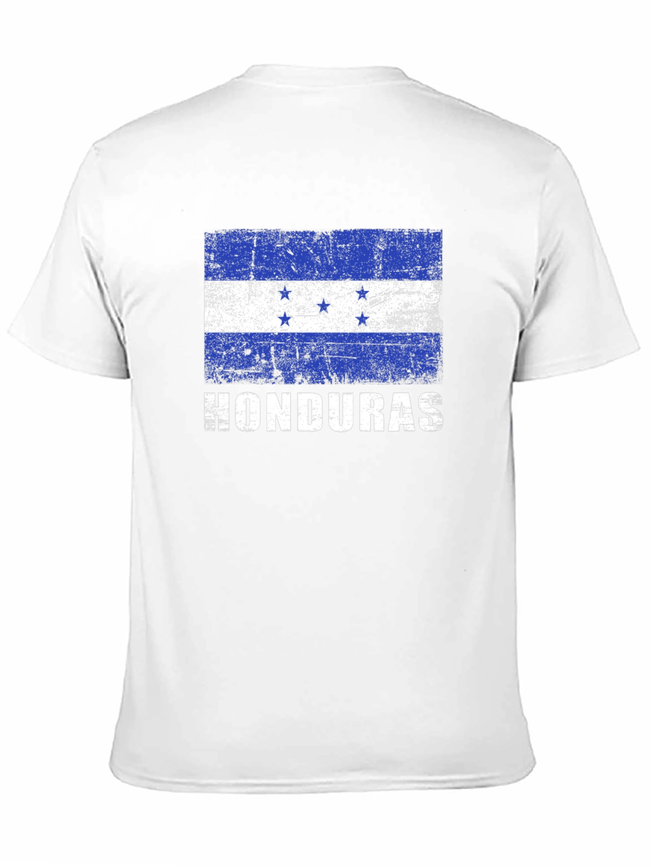 Honduras Flag T-Shirt - Distressed Graphic Tee