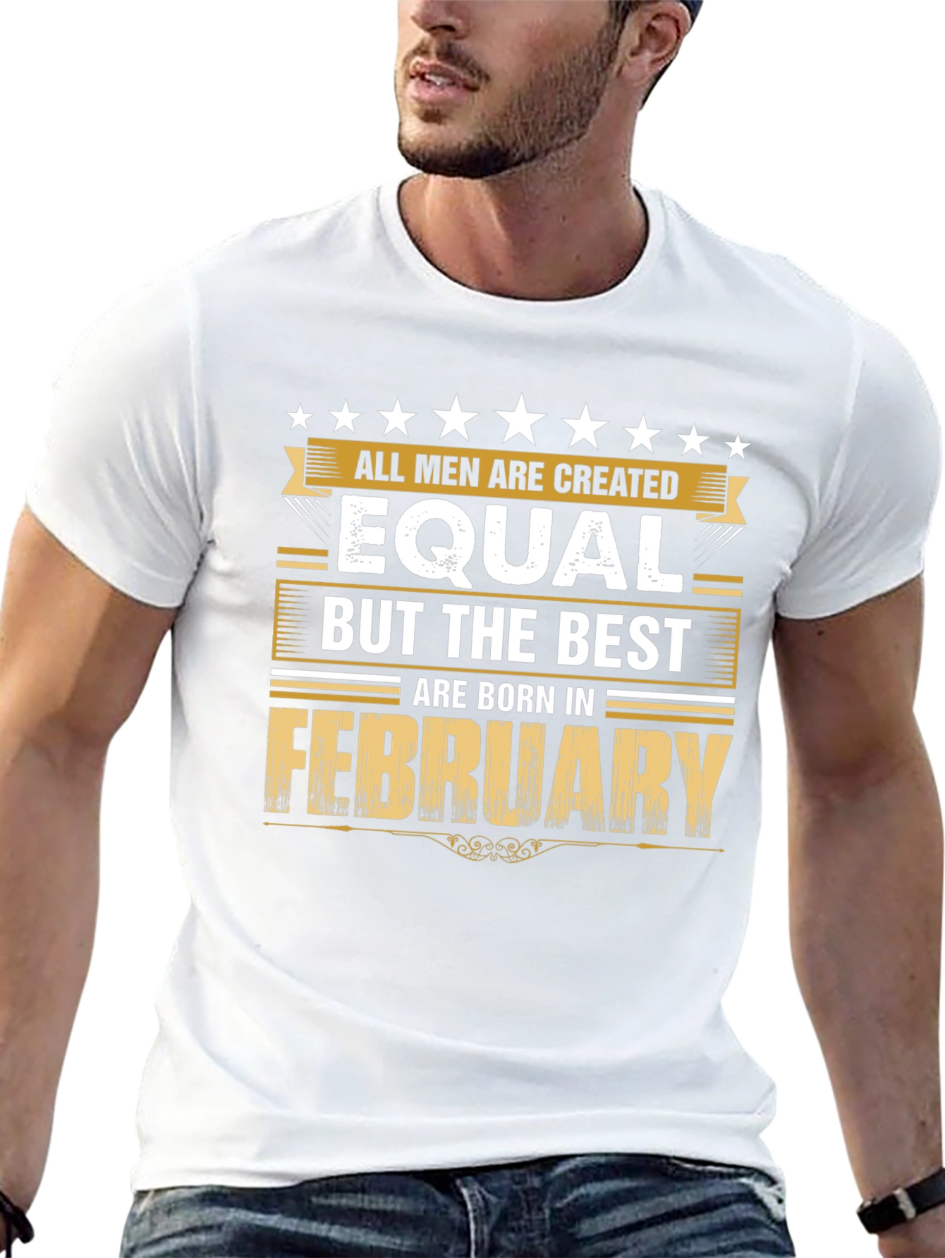 Best Men Born in February T-Shirt