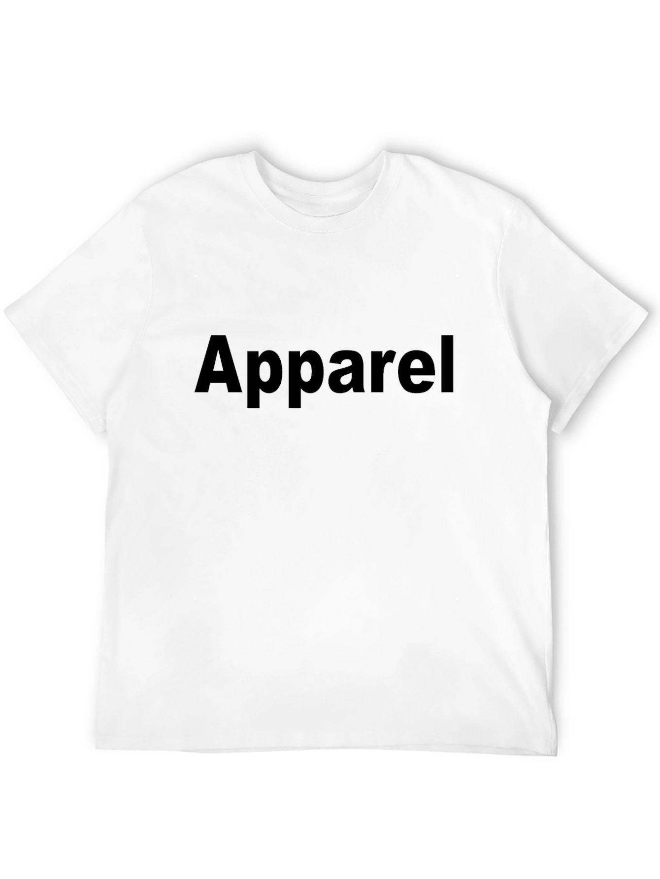 Mens Black Apparel T-Shirt