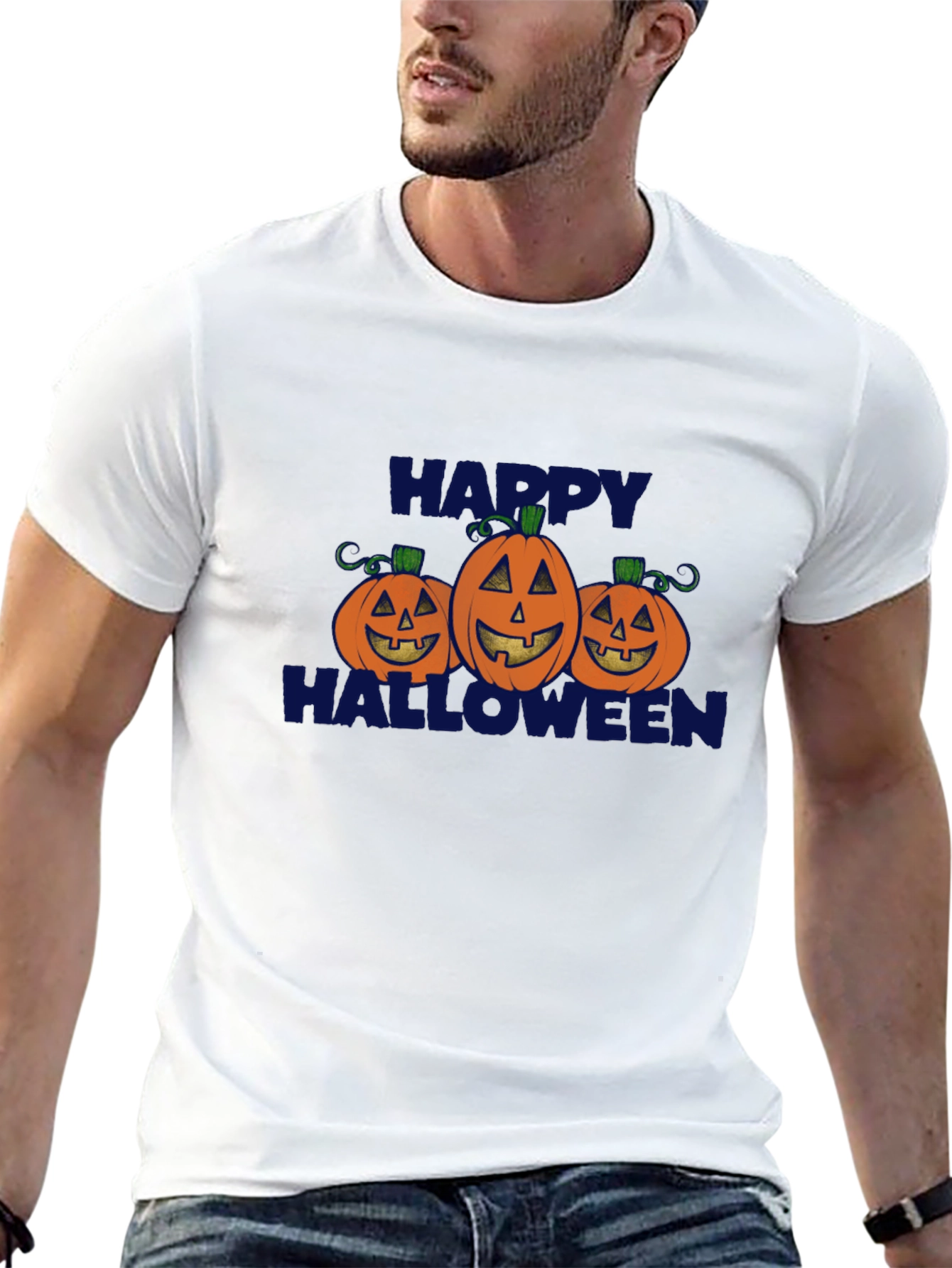 Happy Halloween Pumpkin Graphic Tee