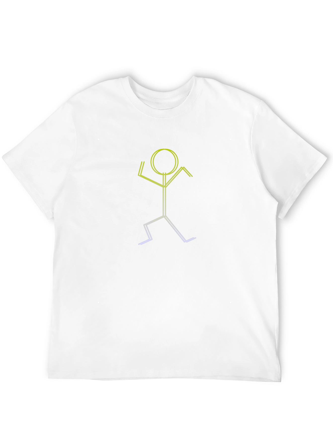 Stick Figure Graphic Tee - Funky Black T-Shirt