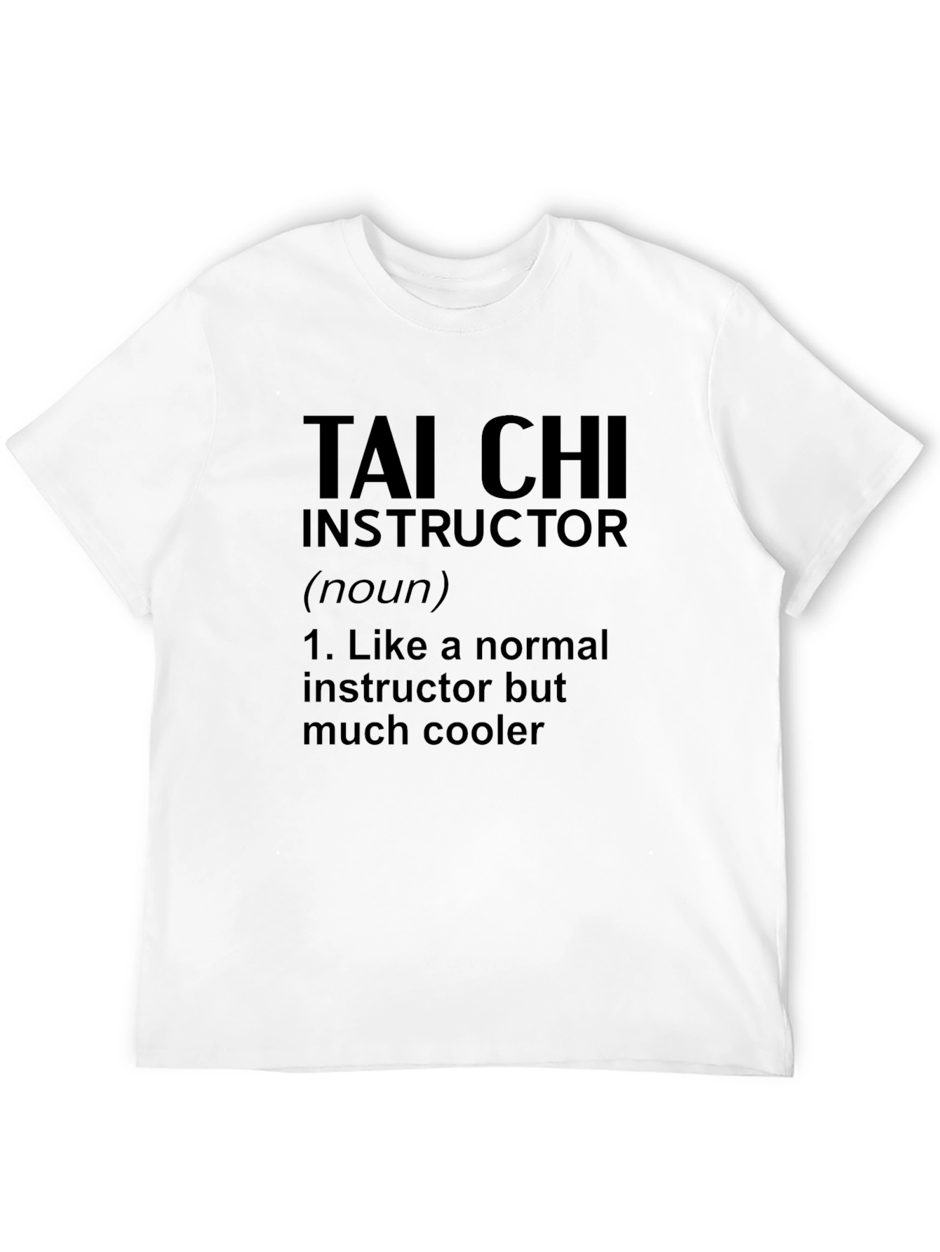 Tai Chi Instructor Black T-Shirt