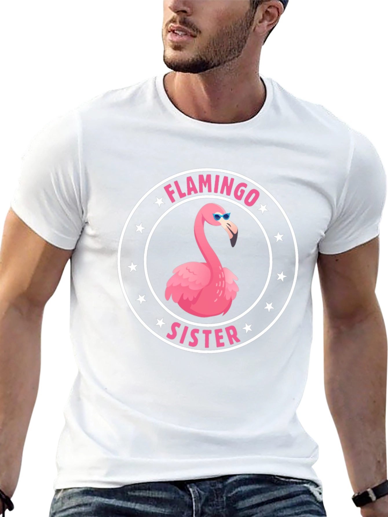 Flamingo Sister T-Shirt - Fun Graphic Tee