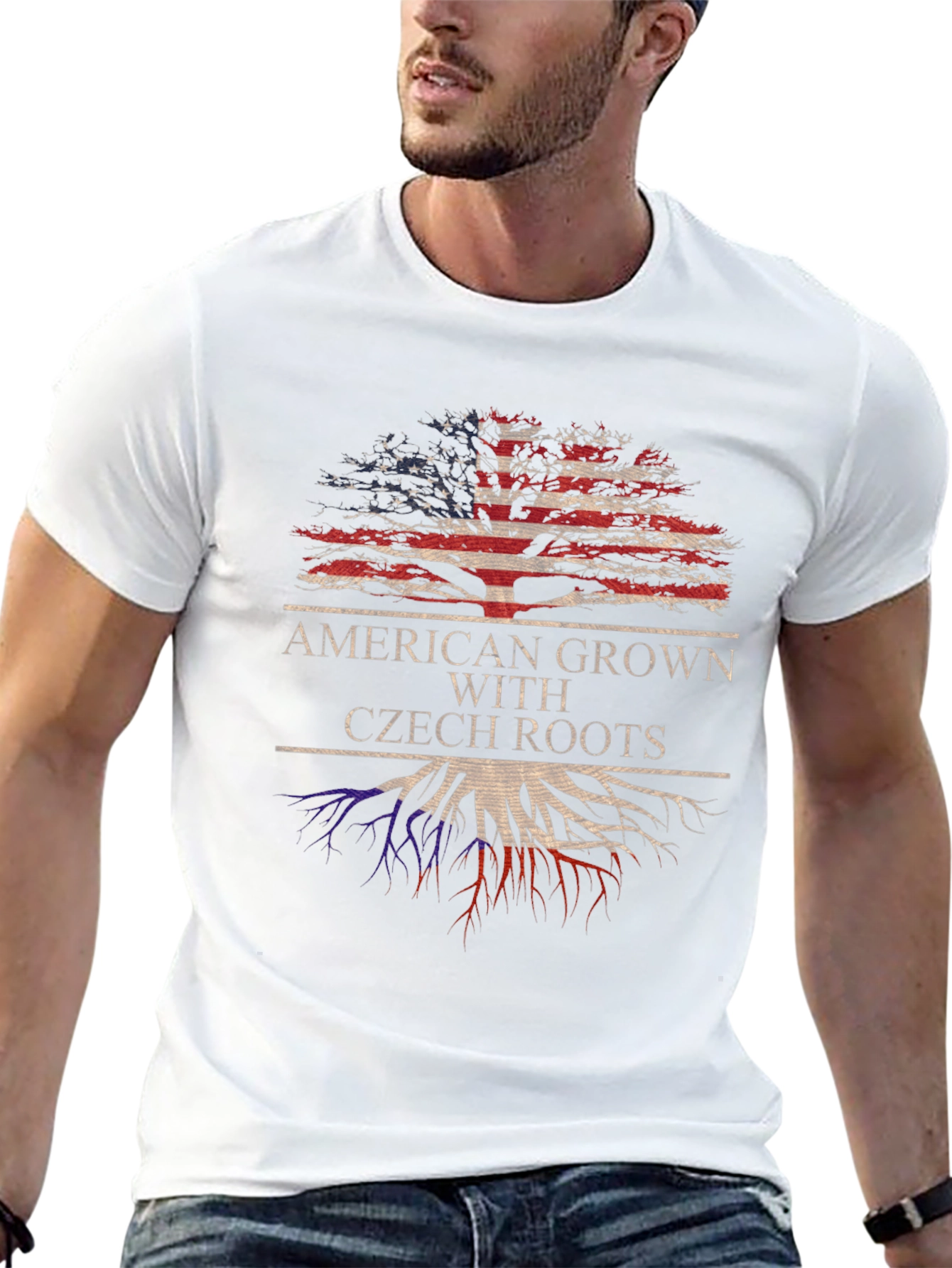 American Grown with Czech Roots T-Shirt