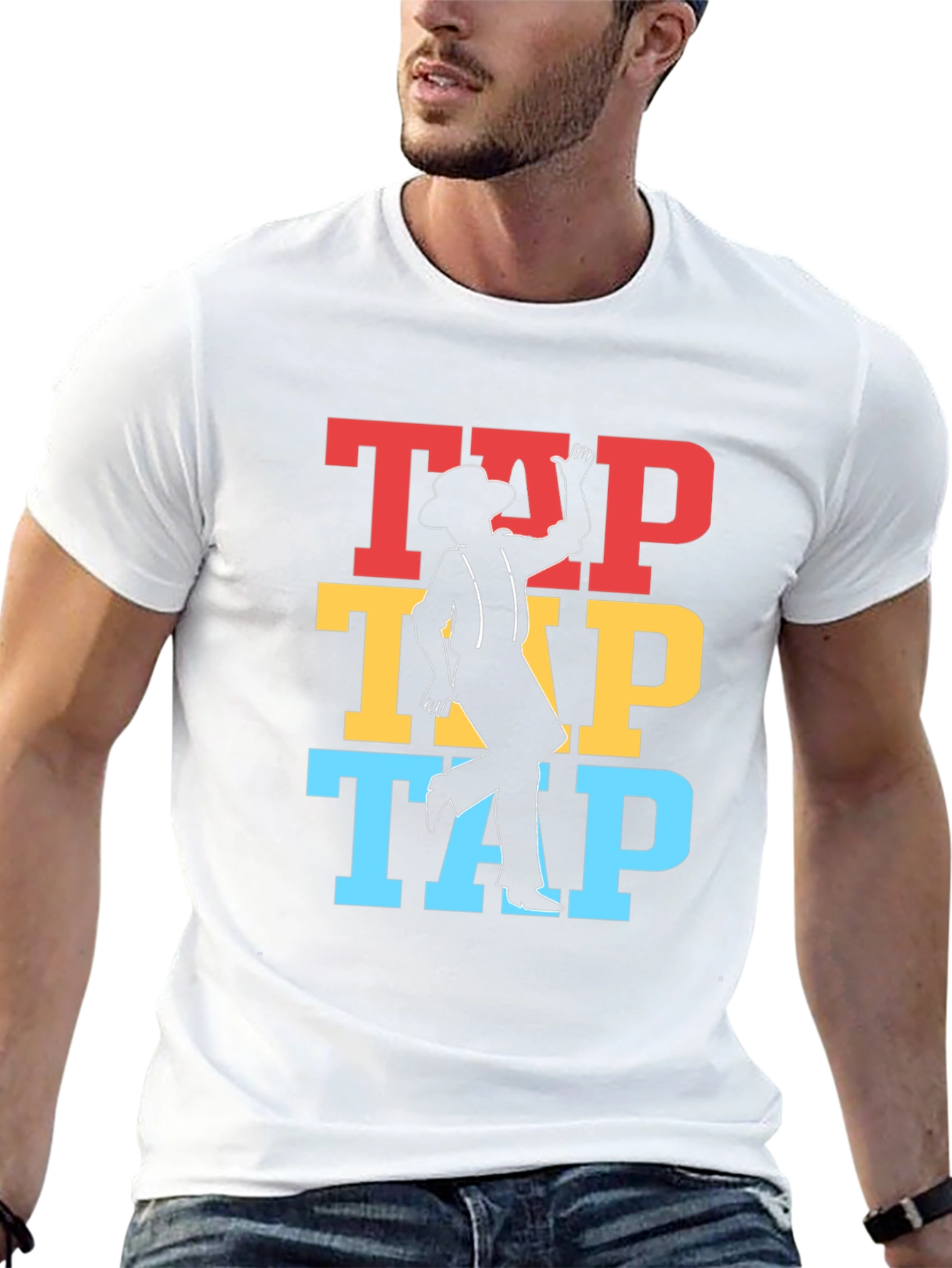 Tap Dance Graphic T-Shirt - Retro Dancer Tee