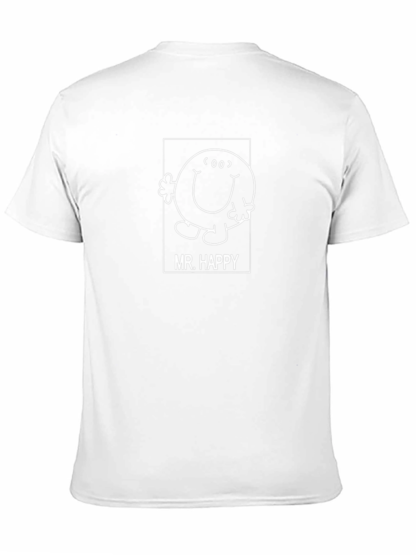 Mr. Happy Graphic Tee - Classic Cartoon Style