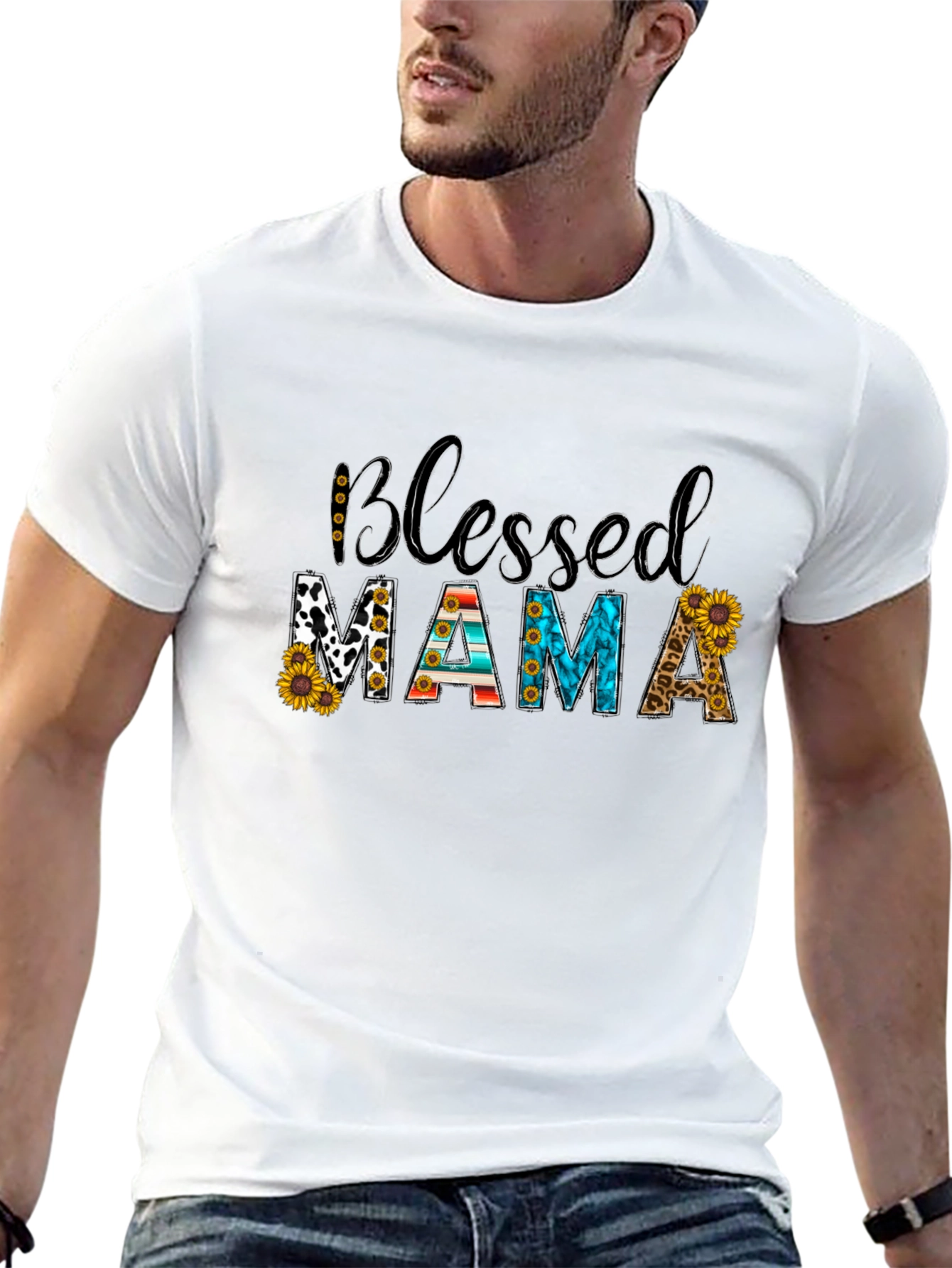 Blessed Mama T-Shirt - Black