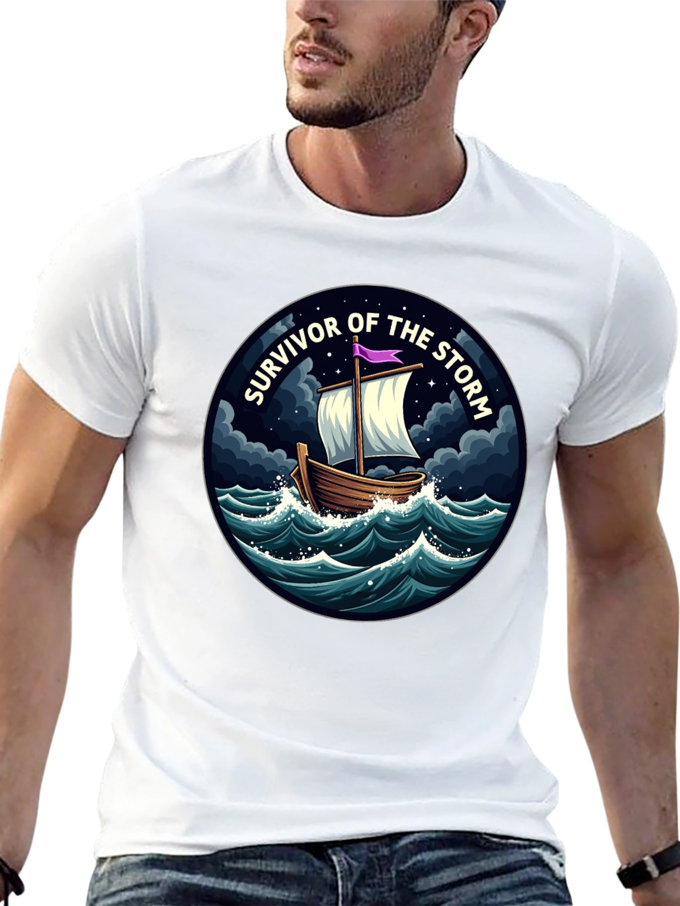 Survivor of the Storm Graphic Tee