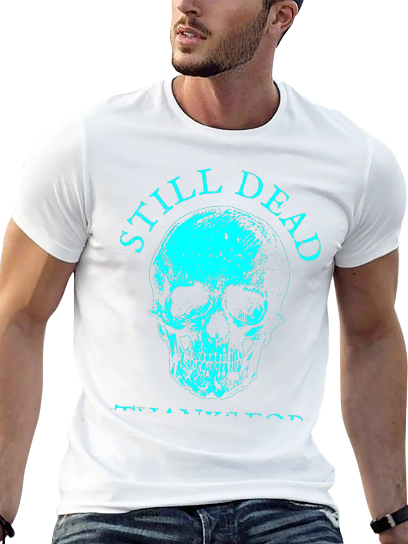 Still Dead Skeleton Graphic Tee - Mens
