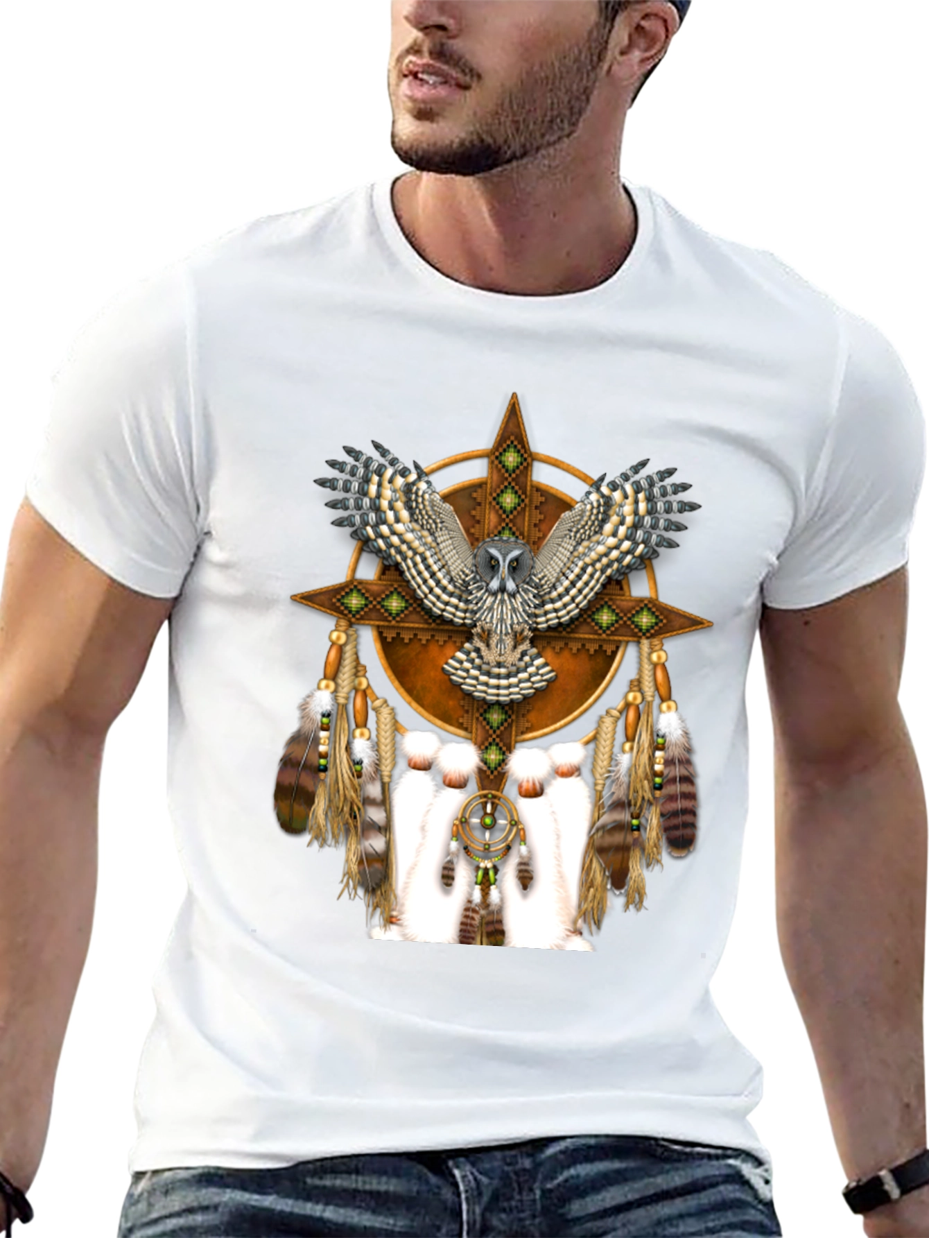 Owl Dreamcatcher Graphic Tee