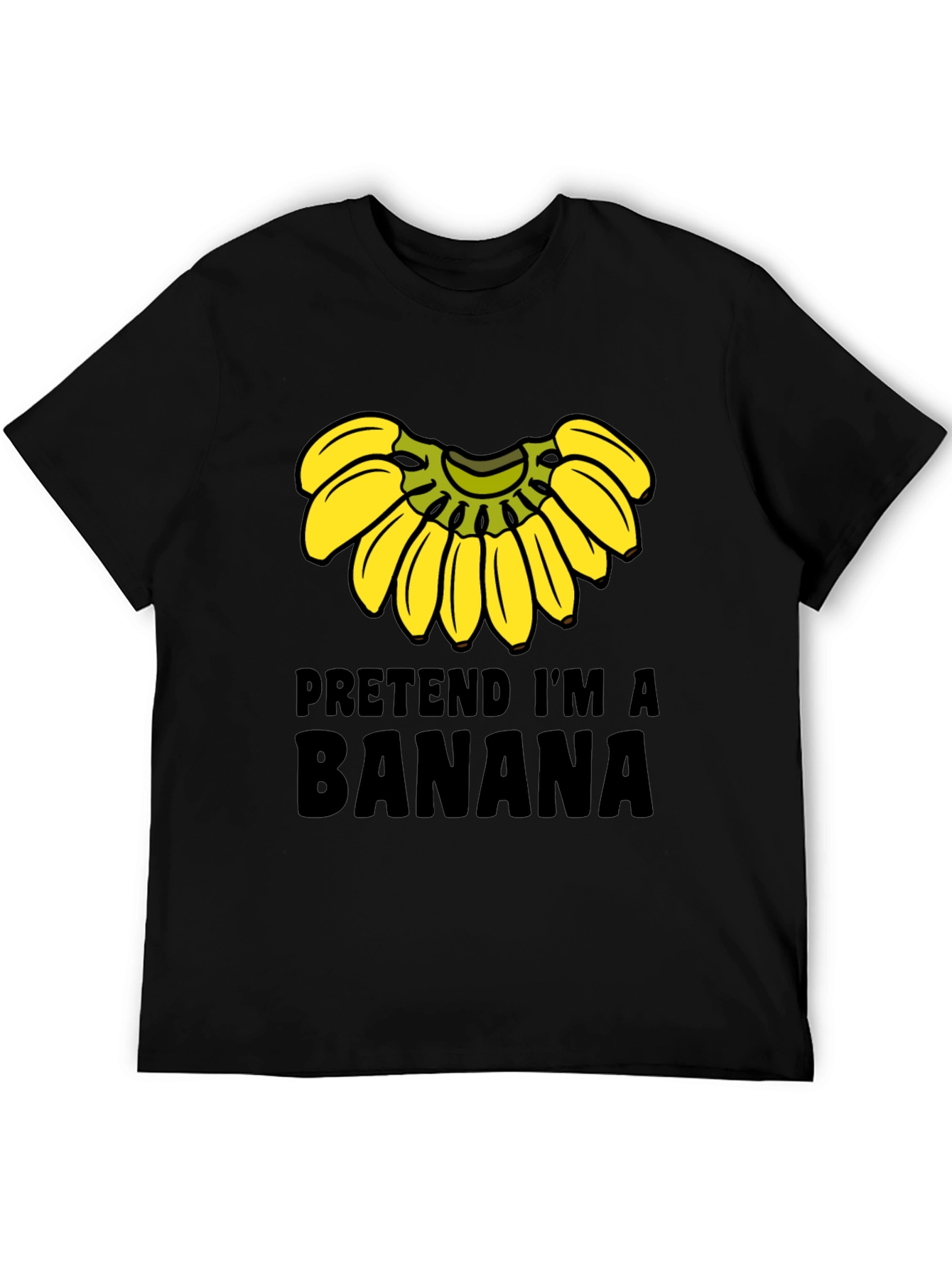 Pretend Im a Banana Funny Graphic Tee