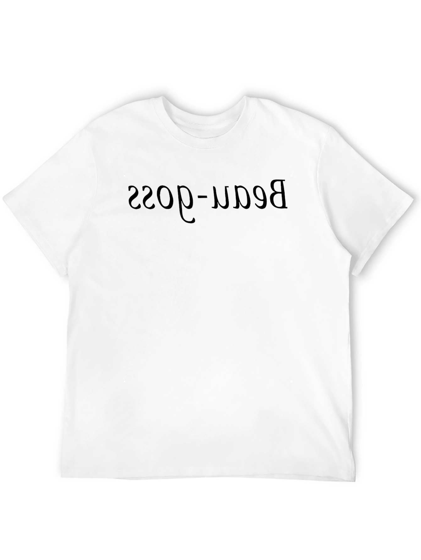 Funny Bean Boss Tee - Soft Cotton Casual T-Shirt