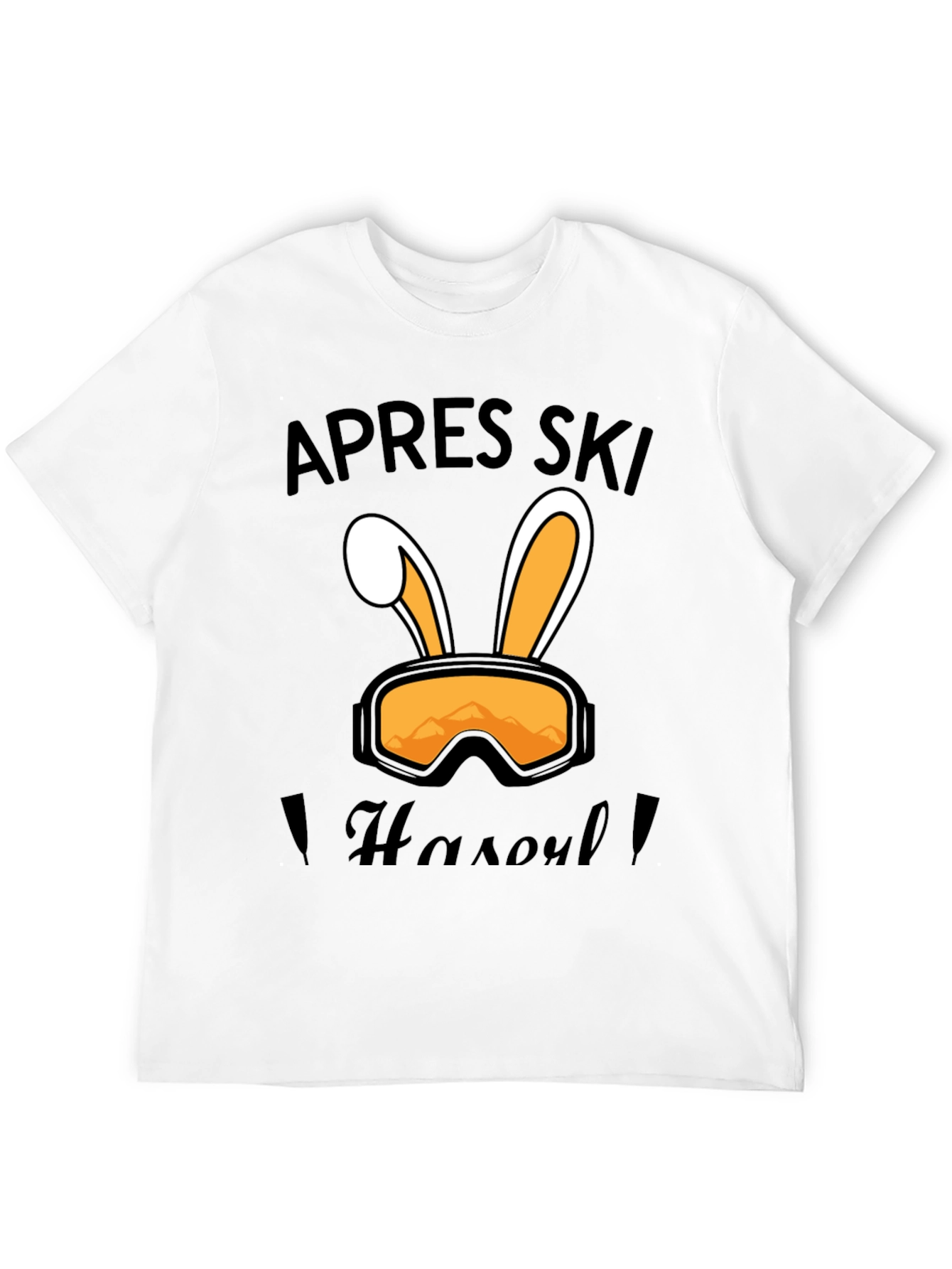 Apres Ski Hasoul T-Shirt - Bunny Goggles Design