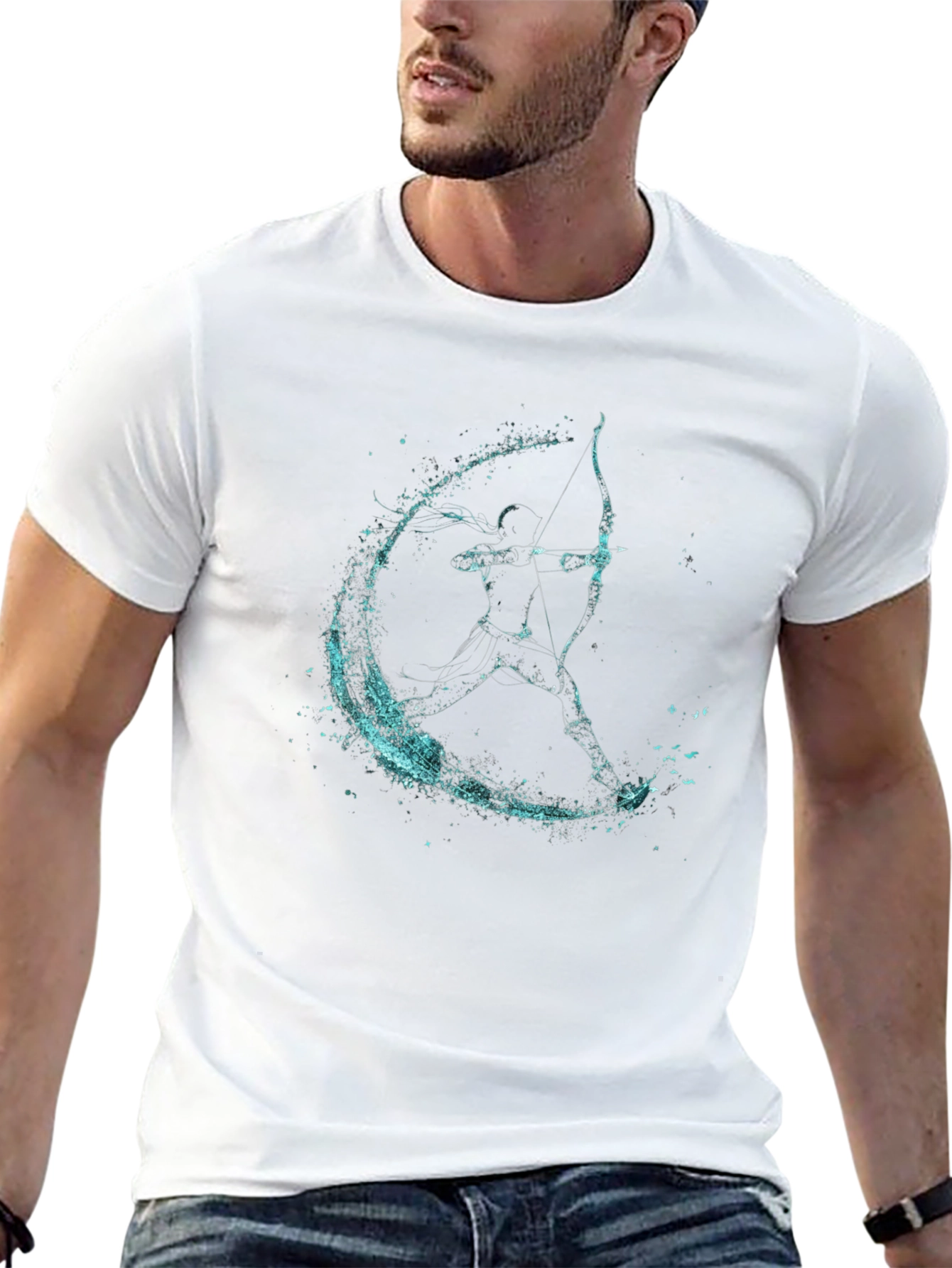 Archer Graphic Tee - Mens Black T-Shirt