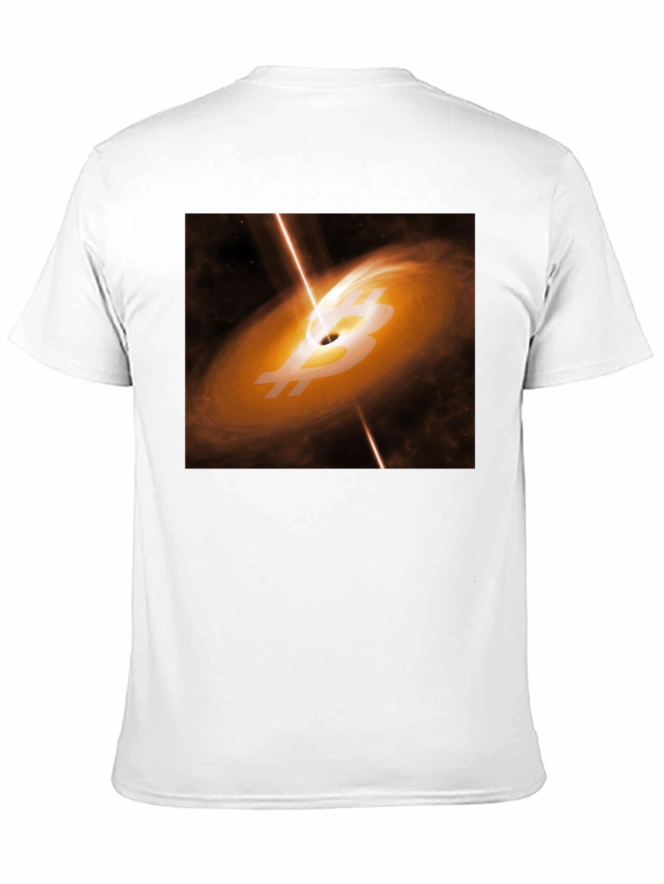 Bitcoin Black Hole T-Shirt Crypto Tee